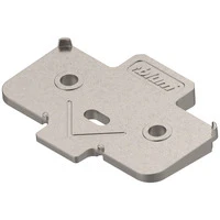 Blum Angled spacer wedges for negative & positive angled hinges +5 Degree wedge 4mm Nickel
