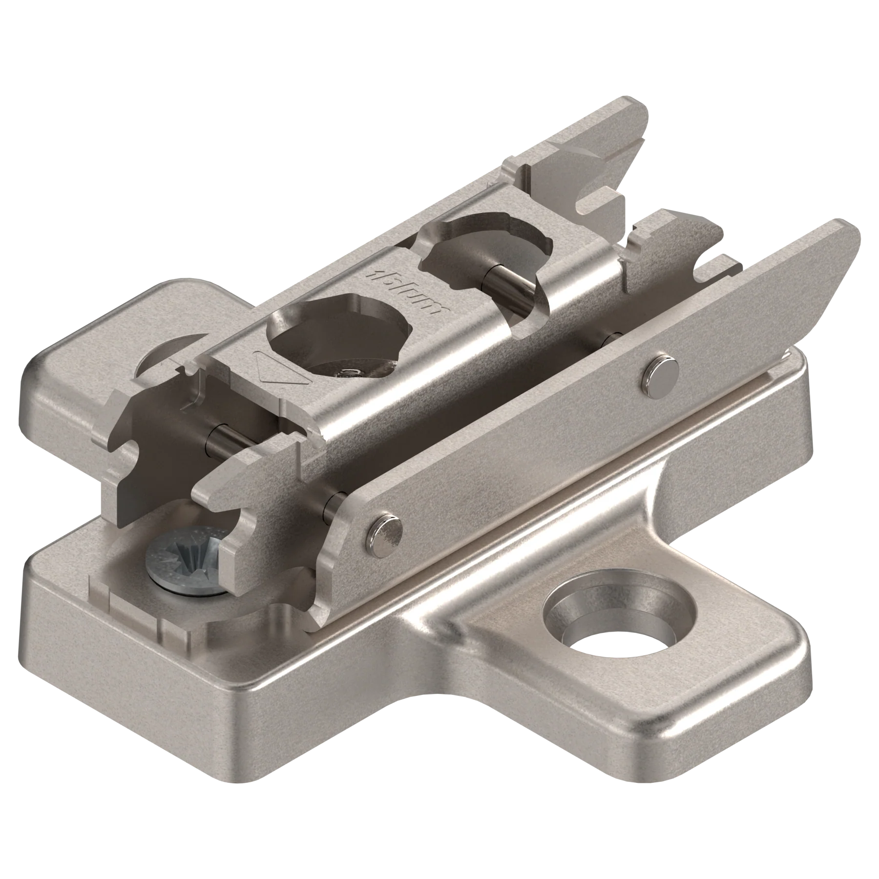 CLIP mounting plates NEW CAM height adjustable mounting plates 9mm Nickel - Image 3