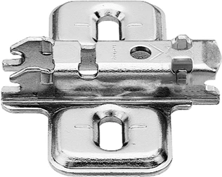 CLIP wing mounting plates wood screw 0mm Nickel - Image 2