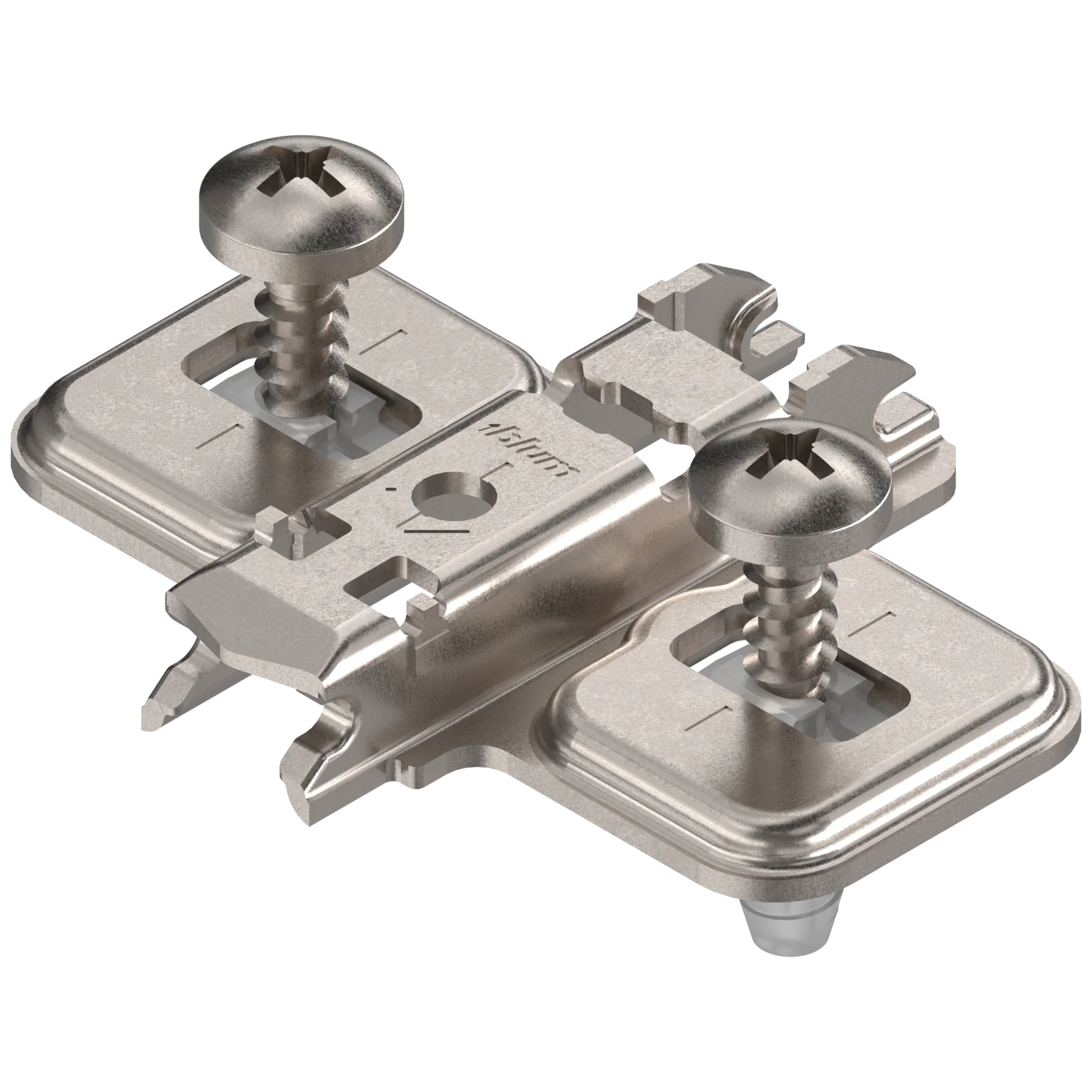 CLIP mounting plates EXPANDO mounting plates 0mm Nickel