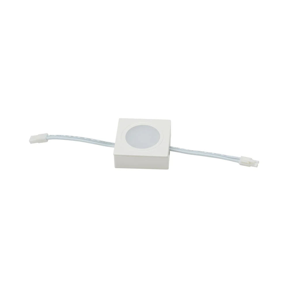 Light Square Plastic White Clear White
