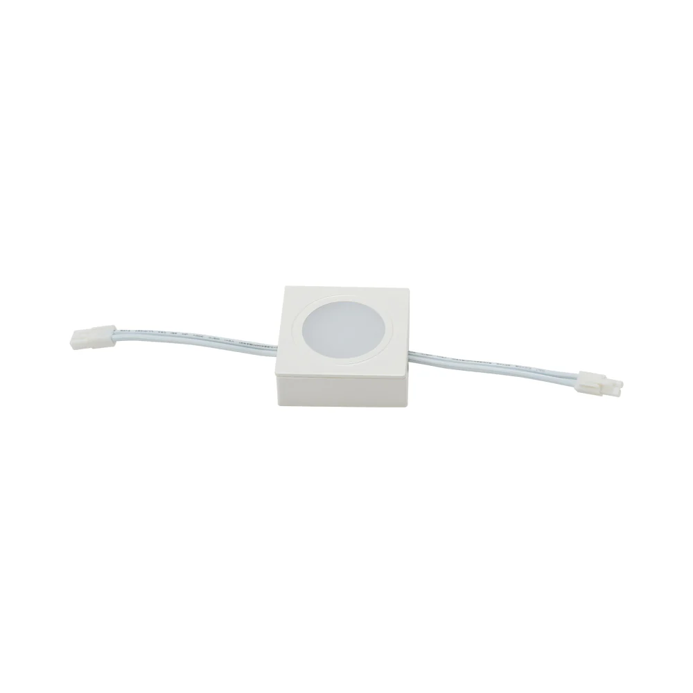 Light Square Plastic White Warm White - Image 2