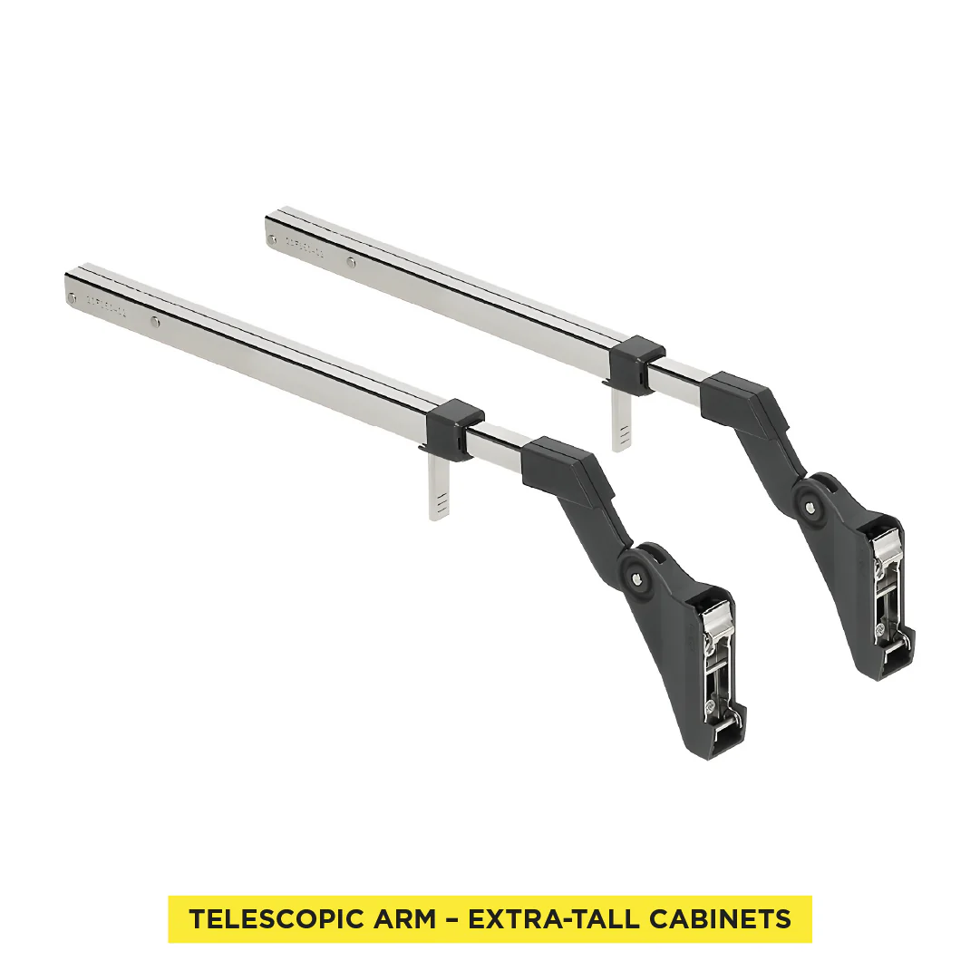 AVENTOS HF Arm assembly Nickel Cabinet range height 35" to 42" - Image 7