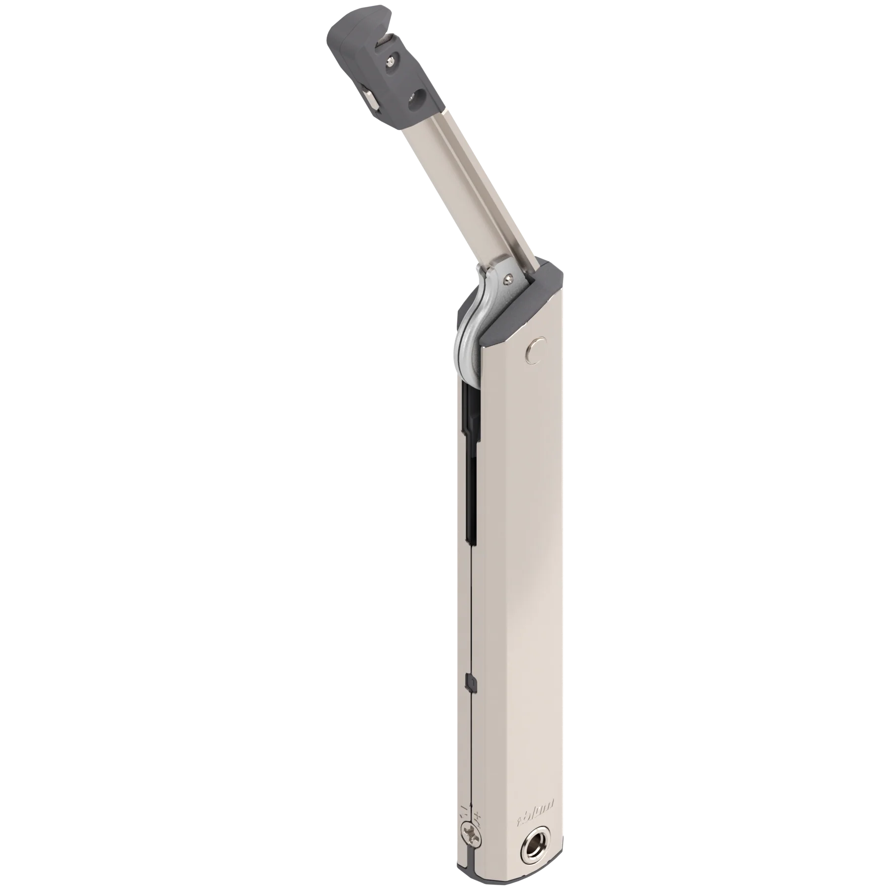 Aventos HK-XS Small Stay Lift, Lift Mechanism, PF=180-800 (One-Sided Lift Mechanism), For TIP-ON, Nickel-Plated