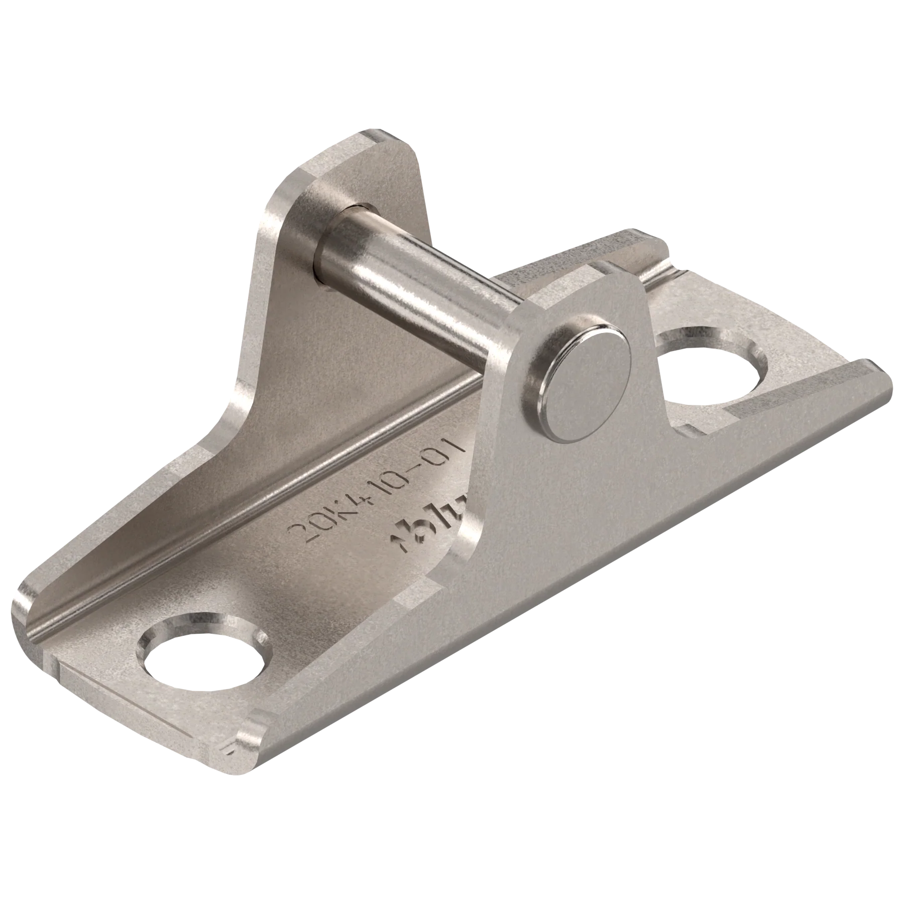 Aventos HK-XS Lever Arm Door Mounting Plate for Wood And Wide Aluminum, Screw-On, Nickel-Plated