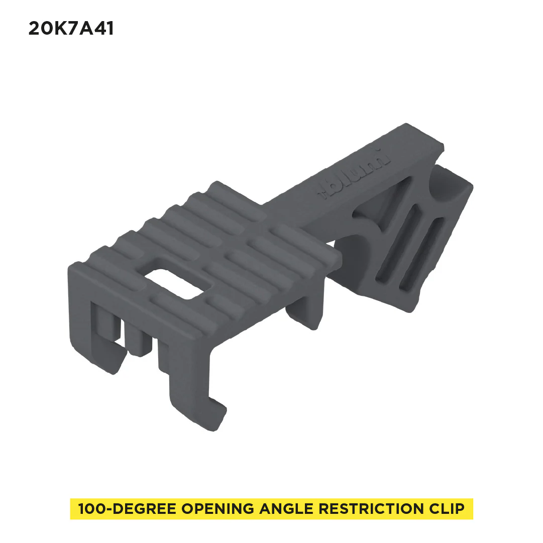 Aventos HK-S 100° Angle Restriction Clip Deep Gray - Image 5