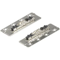 Aventos HS/HL/HK Arm Assembly Mounting Plate With Bracket Set, For Large Overlay 5-Piece Doors, Pair, Nickel-Plated - Image 4
