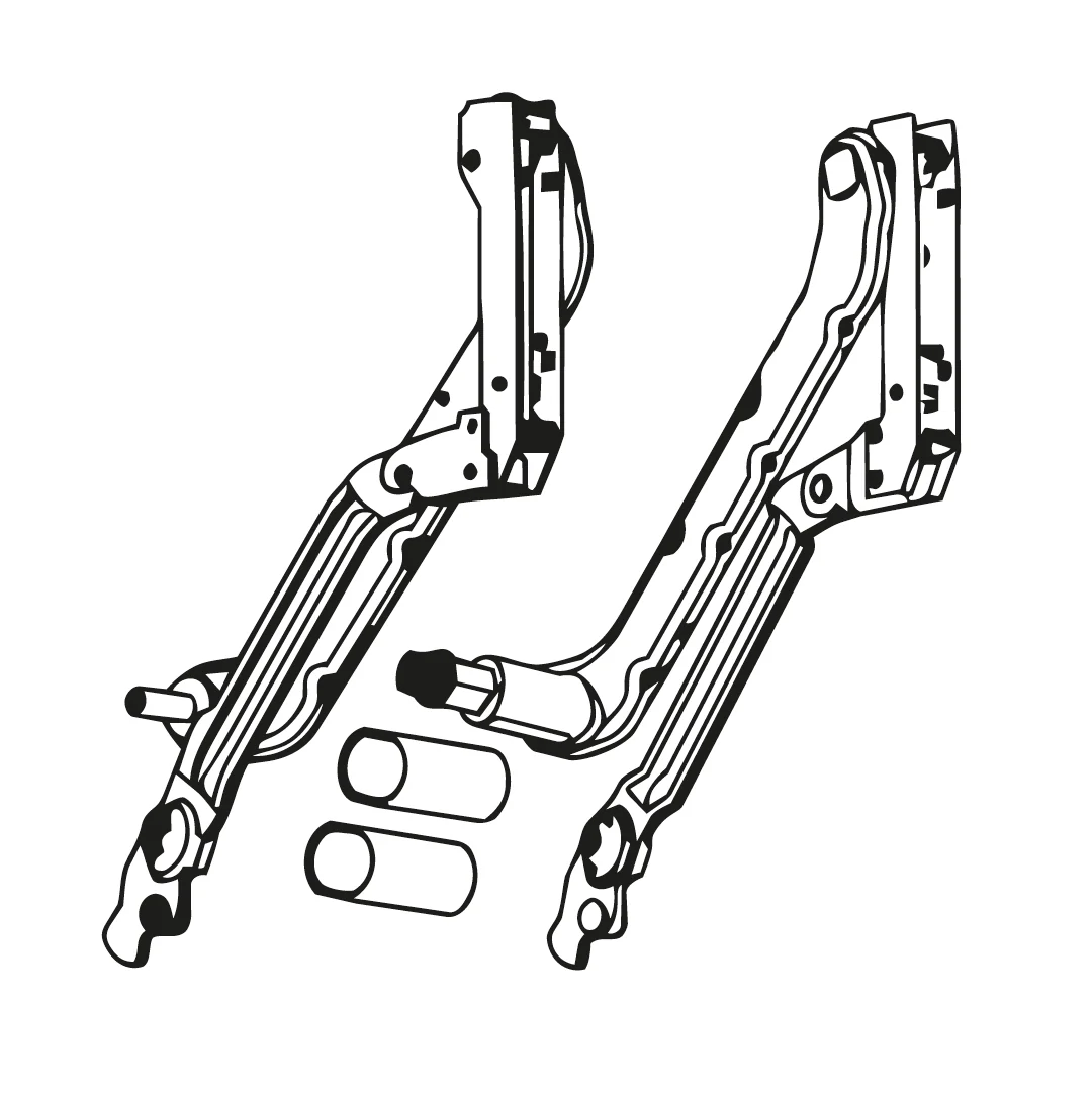 SERVO-DRIVE for AVENTOS HL Arm assembly Nickel Cabinet height 300-349 mm - Image 5