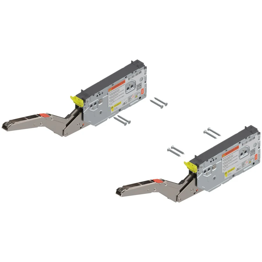 Aventos HK Top Stay Lift, Lift Mechanism (Set), PF=930-2800 (With 2 Pieces), for Screwing On, Suitable For SERVO-DRIVE, Zinc-Coated