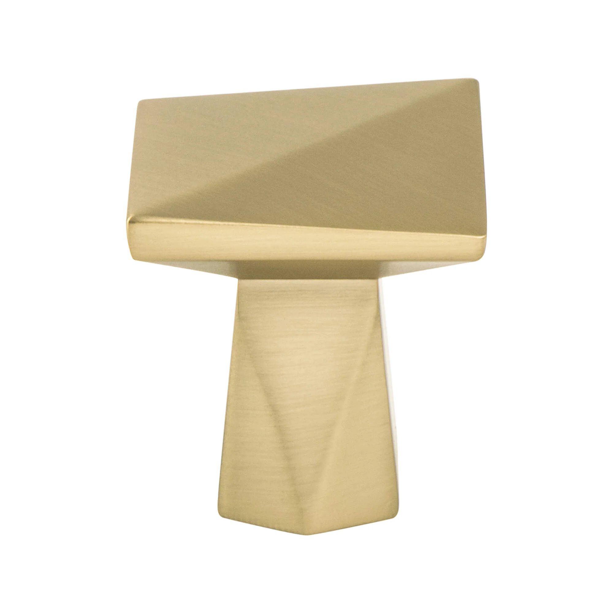 Swagger Modern Brushed Gold Knob.