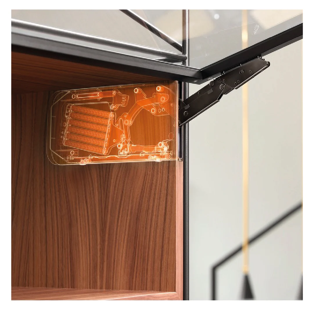 Aventos HKI, Lift Mechanism (Set), PF=1730-5200 (With 2 Pieces), For TIP-ON, Onyx Black - Image 2