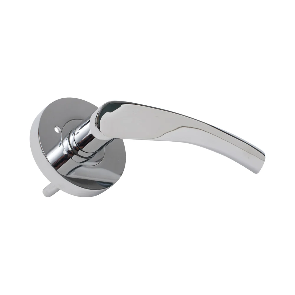 Door Lever Florence Privacy Chrome - Image 4