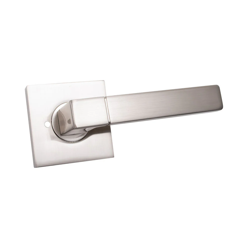Door Lever Milano Privacy Satin Nickel - Image 3