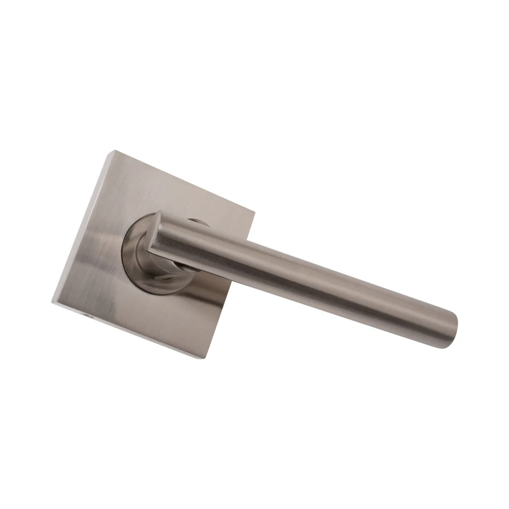 Door Lever Sienna Passage Satin Nickel - Image 4