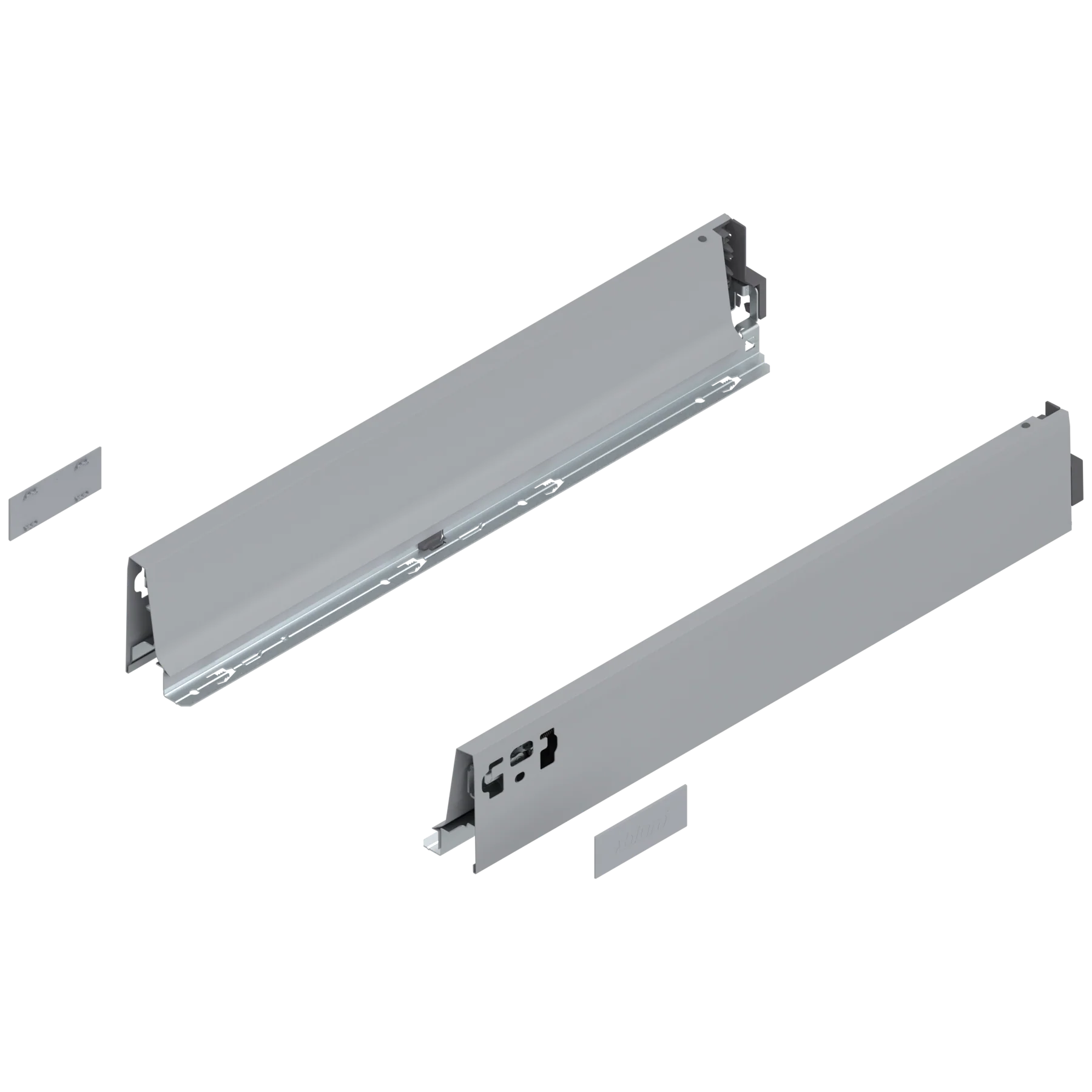 TANDEMBOX 378 M series (3-3/8'' medium side) - drawer profile Ident 20'' White Aluminum