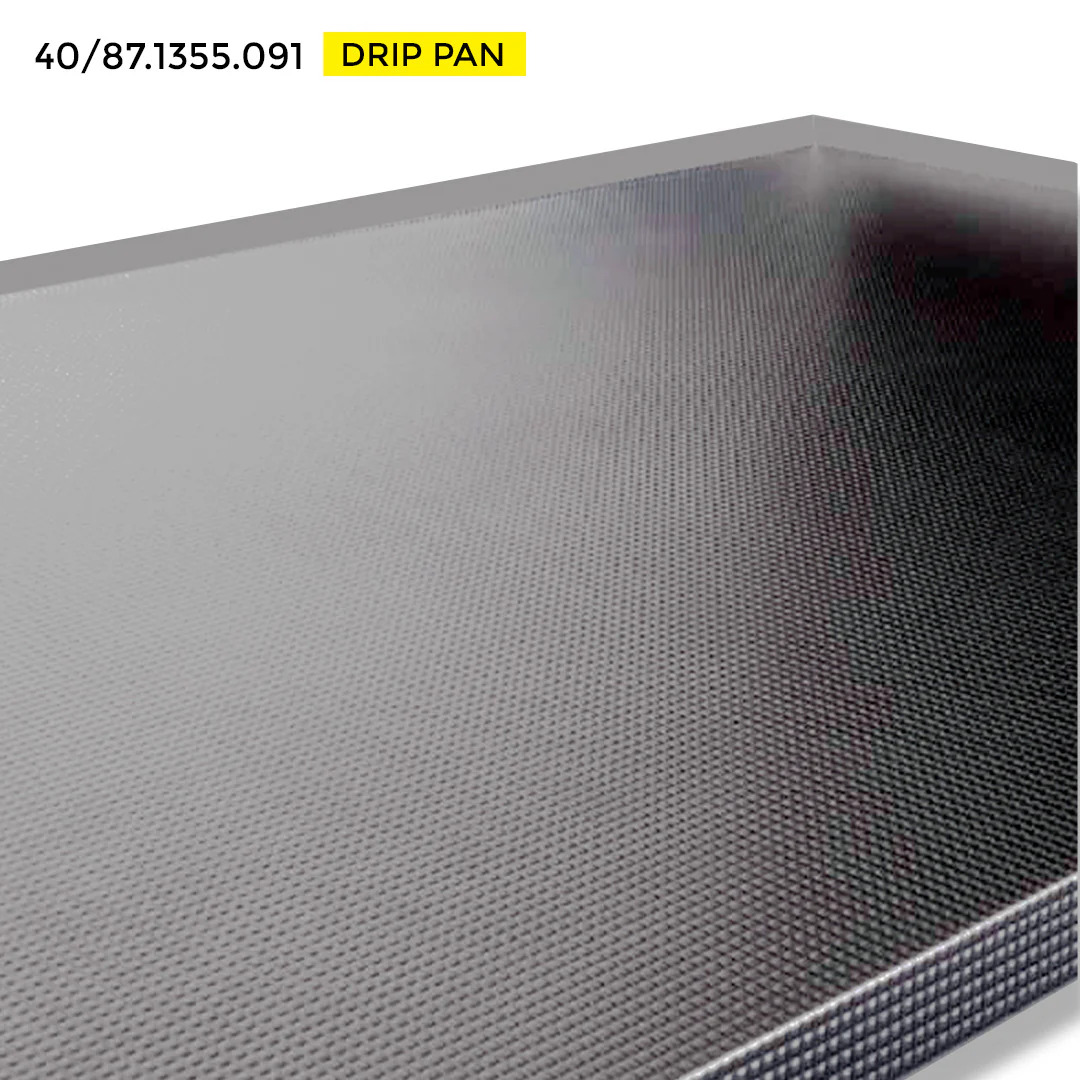 DRIP SHIELD VOLPATO 34.5" W X 23.25" D EMBOSSED ALUMINUM WITH SIDE GASKETS - Image 3