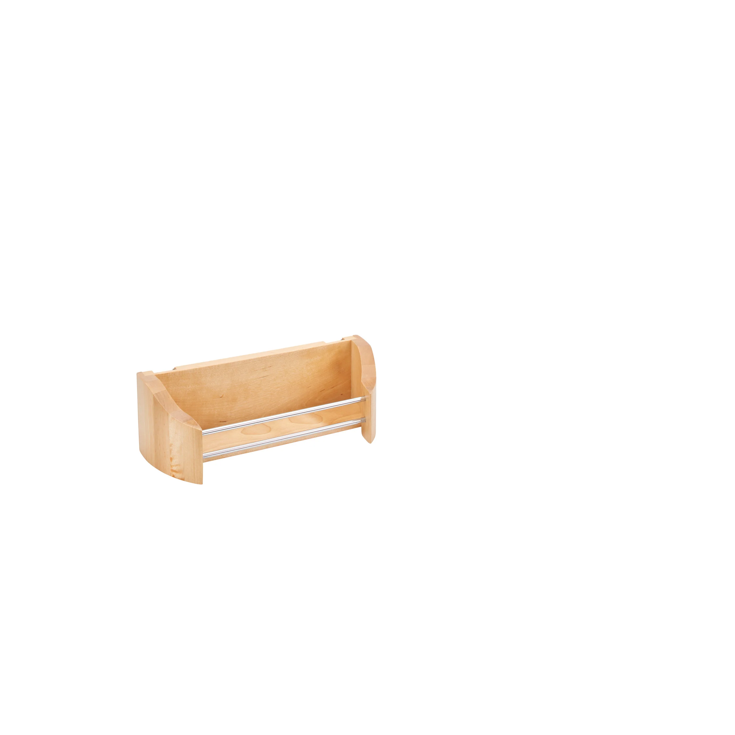 11 in Wood Door Storage Tray Natural 10.75 in (273 mm) W x 4.25 in (108 mm) D x 3.63 in (92 mm) H