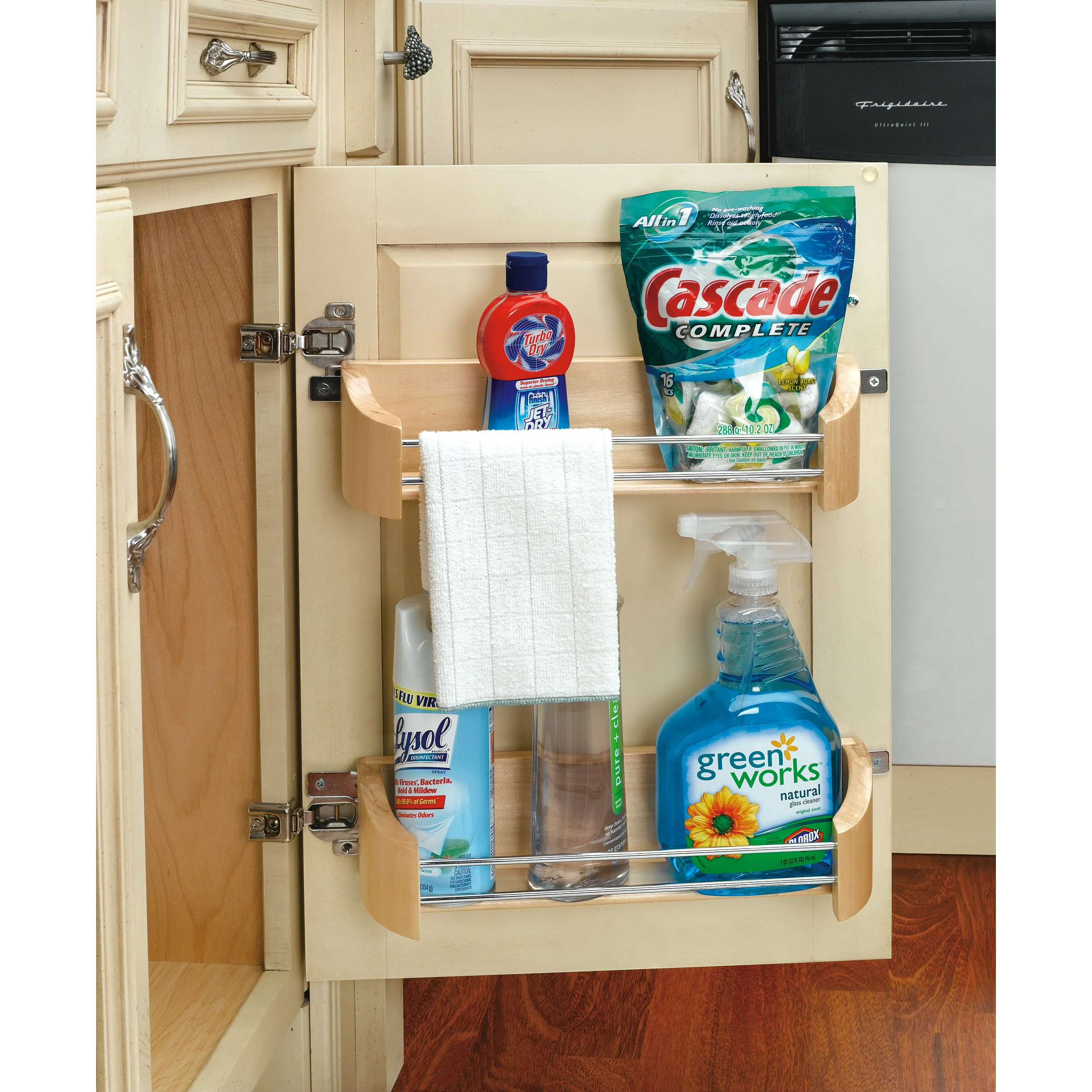 11 in Wood Door Storage Tray Natural 10.75 in (273 mm) W x 4.25 in (108 mm) D x 3.63 in (92 mm) H - Image 2