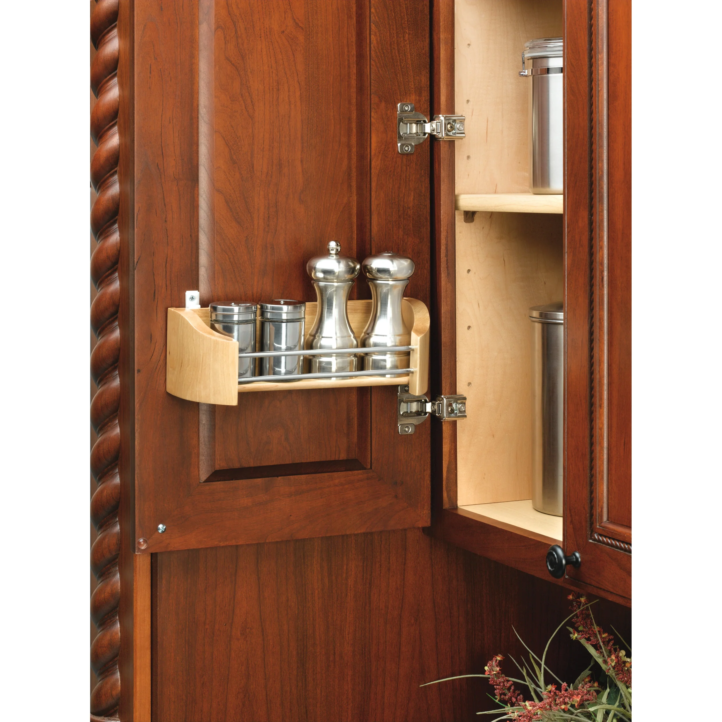 11 in Wood Door Storage Tray Natural 10.75 in (273 mm) W x 4.25 in (108 mm) D x 3.63 in (92 mm) H - Image 4