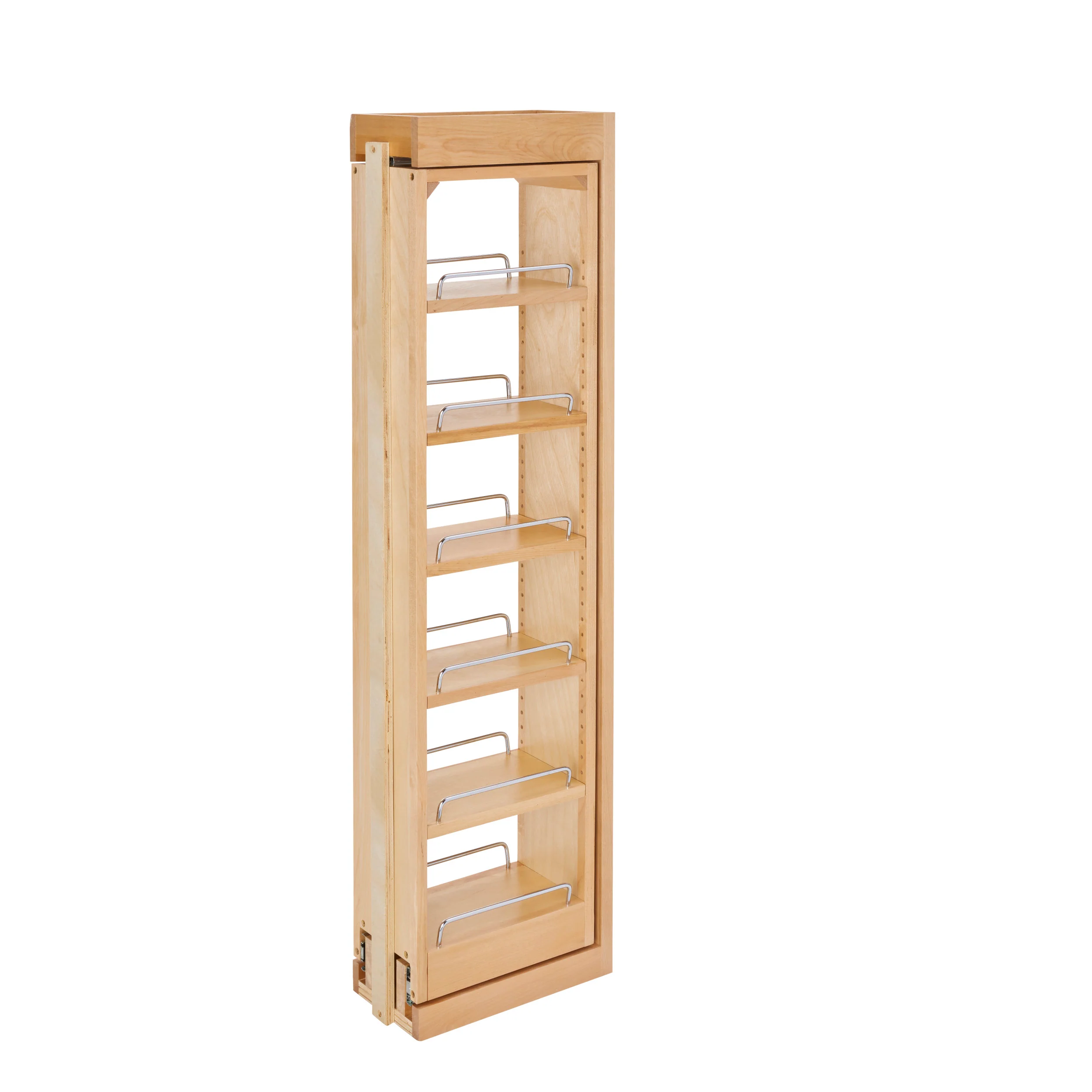 6 in. W x 42 in. H Pull-Out Between Cabinet Wall Filler Natural 6 in (152 mm) W x 11.13 in (283 mm) D x 42 in (1067 mm) H - Image 5