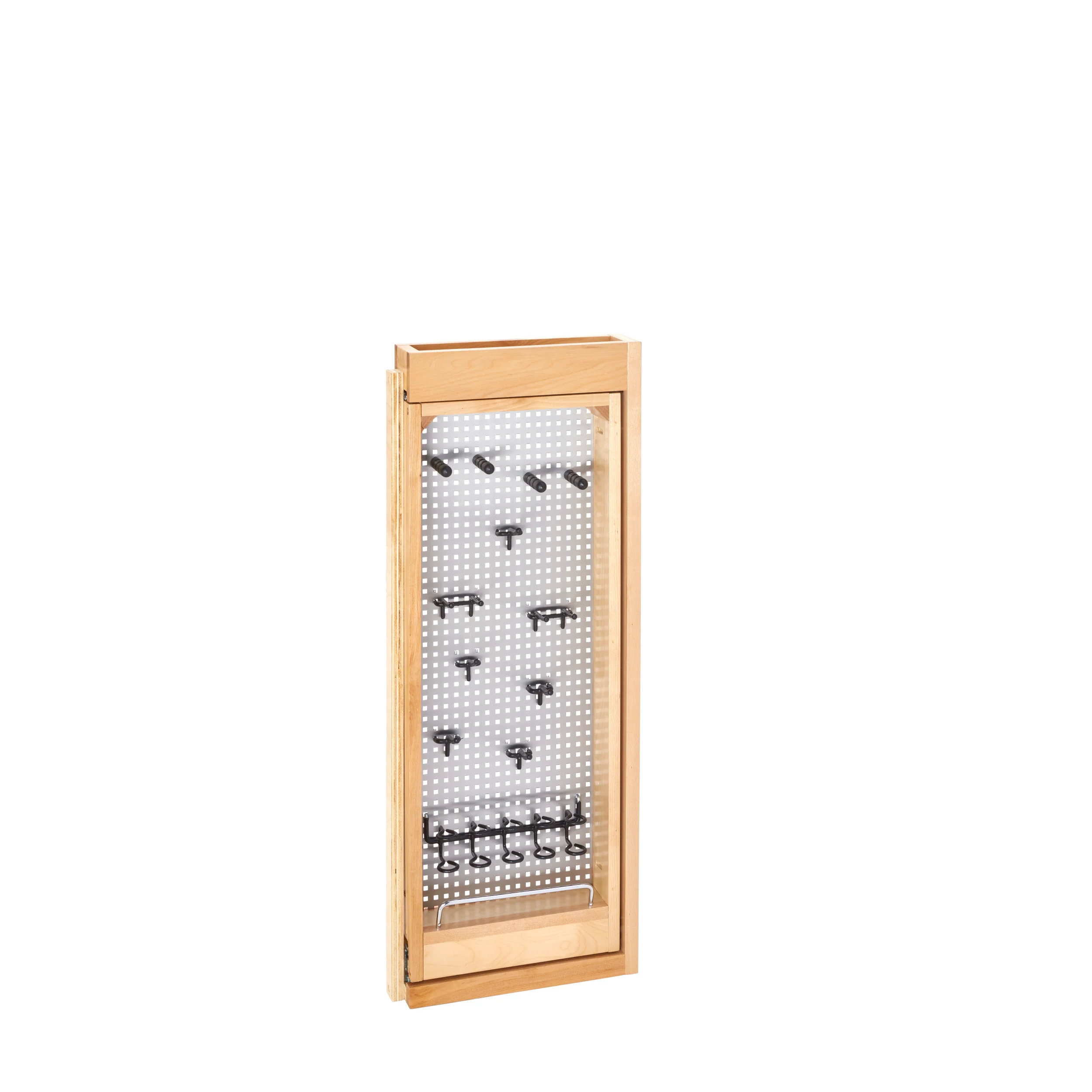 3 in Wall Filler Stainless Steel Pullout Natural 3 in (76 mm) W x 11.13 in (283 mm) D x 30 in (762 mm) H