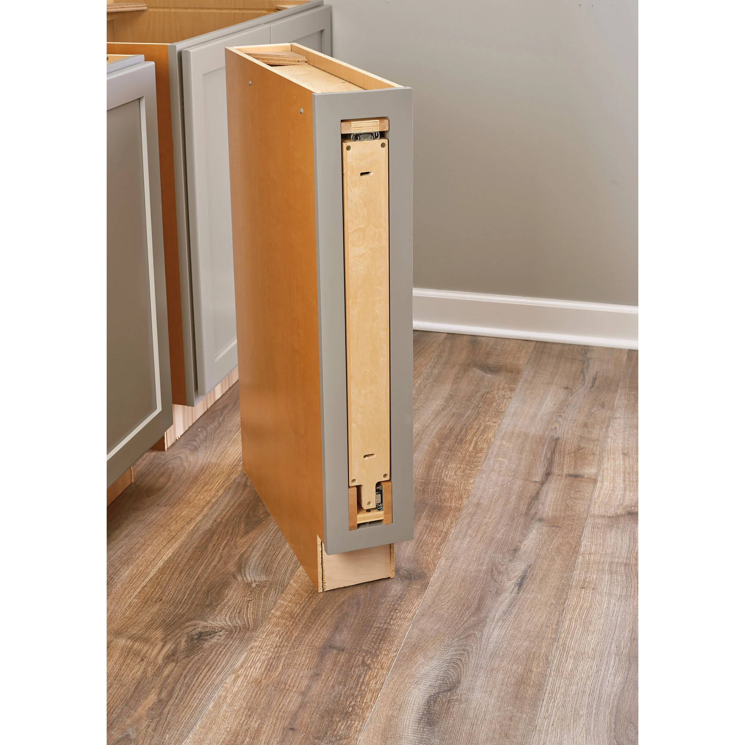 Wood Base Cabinet Pull Out Organizer Insert (3" W x 23" D x 27-5/16" H) - Image 7