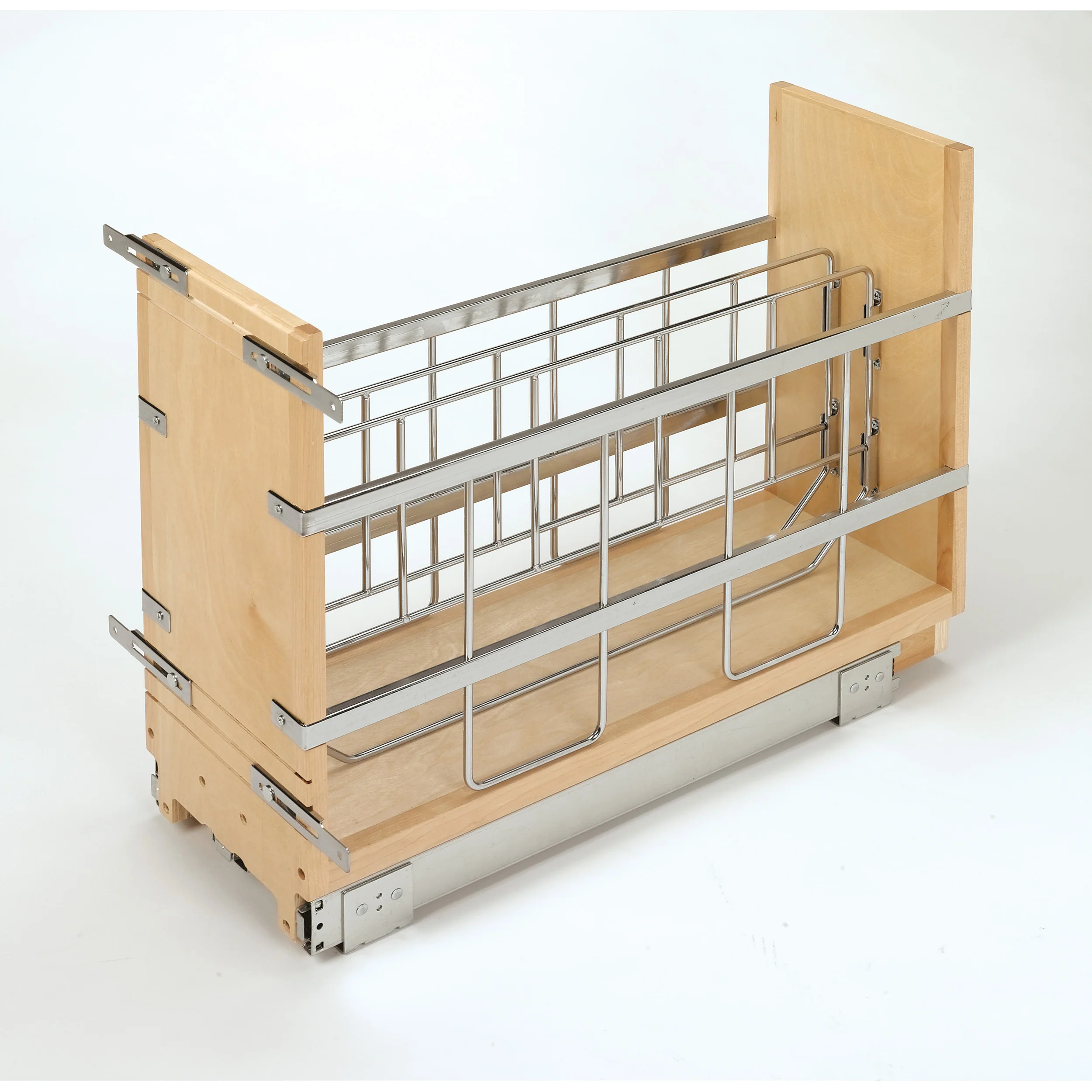 5 in Tray Divider, Foil & Wrap Organizer Soft-Close Natural  5.26 in (134 mm) W x 21.66 in (550 mm) D x 19.5 in (495 mm) H - Image 4