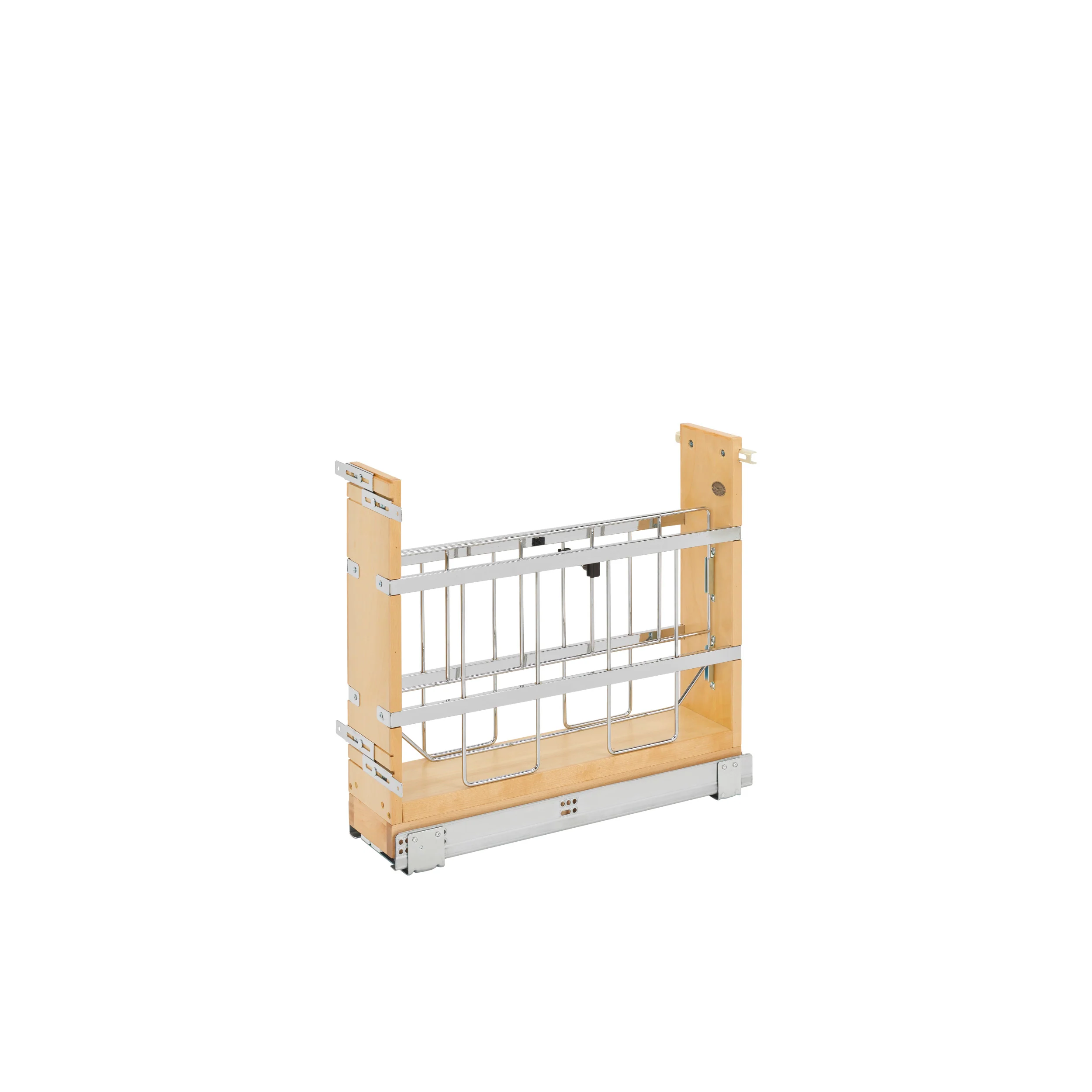 5 in Tray Divider, Foil & Wrap Organizer Soft-Close Natural 6 in (152 mm) W x 21.66 in (550 mm) D x 19.5 in (495 mm) H - Image 3