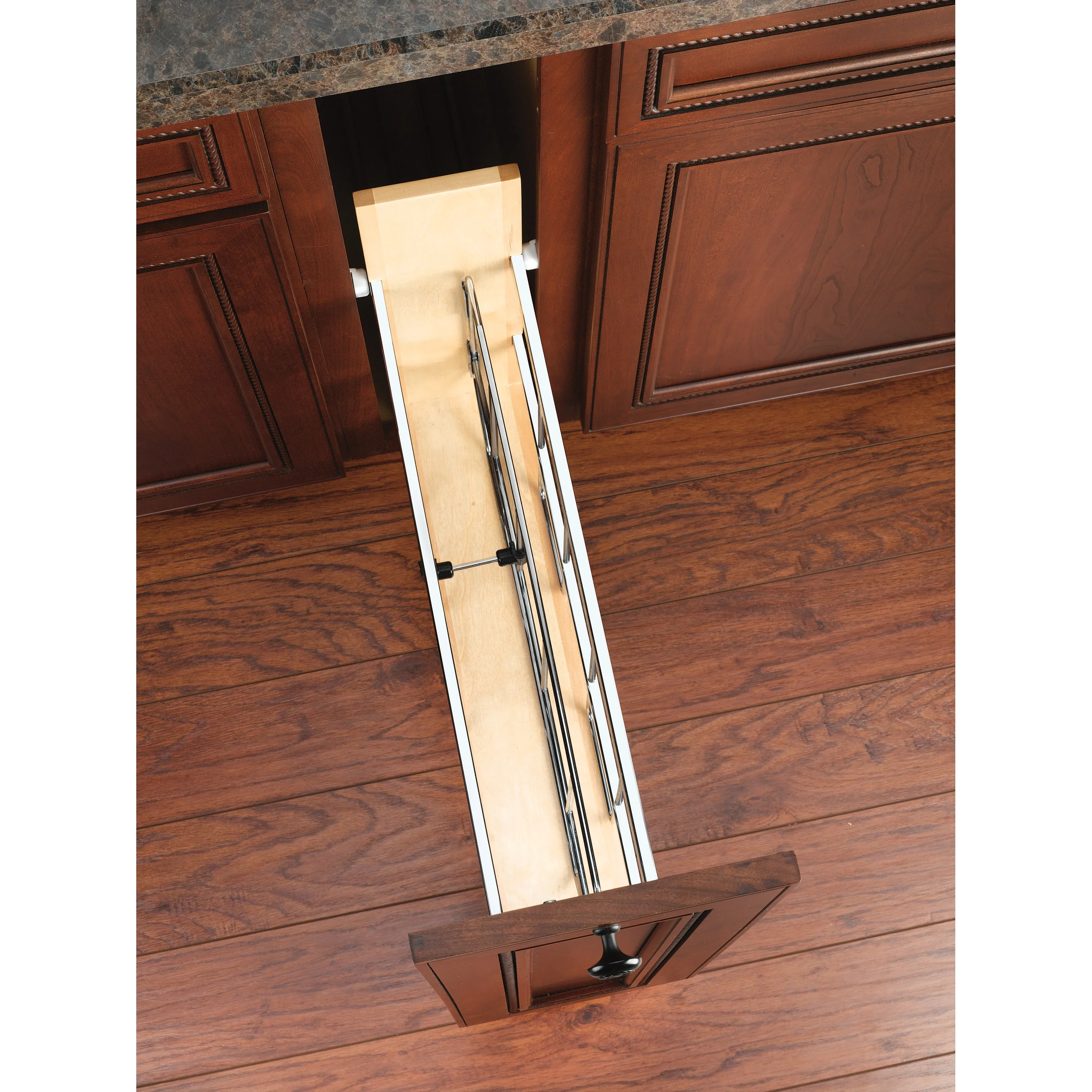 5 in Tray Divider, Foil & Wrap Organizer Soft-Close Natural 6 in (152 mm) W x 21.66 in (550 mm) D x 19.5 in (495 mm) H - Image 5