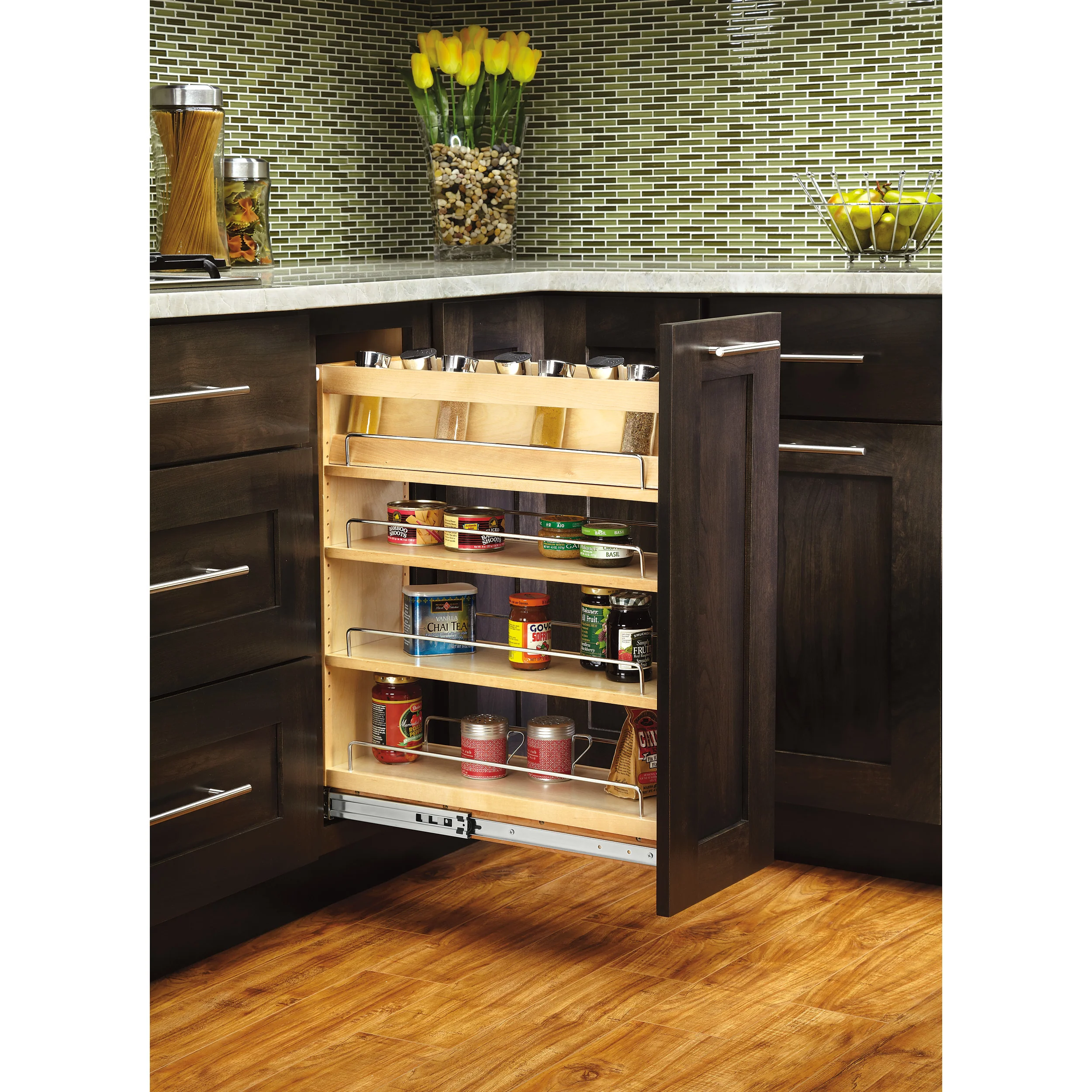 5 in Spice Rack Insert for 448-BCBBSC-5C Natural 7 in (178 mm) W x 19.44 in (494 mm) D x 4.87 in (124 mm) H - Image 3