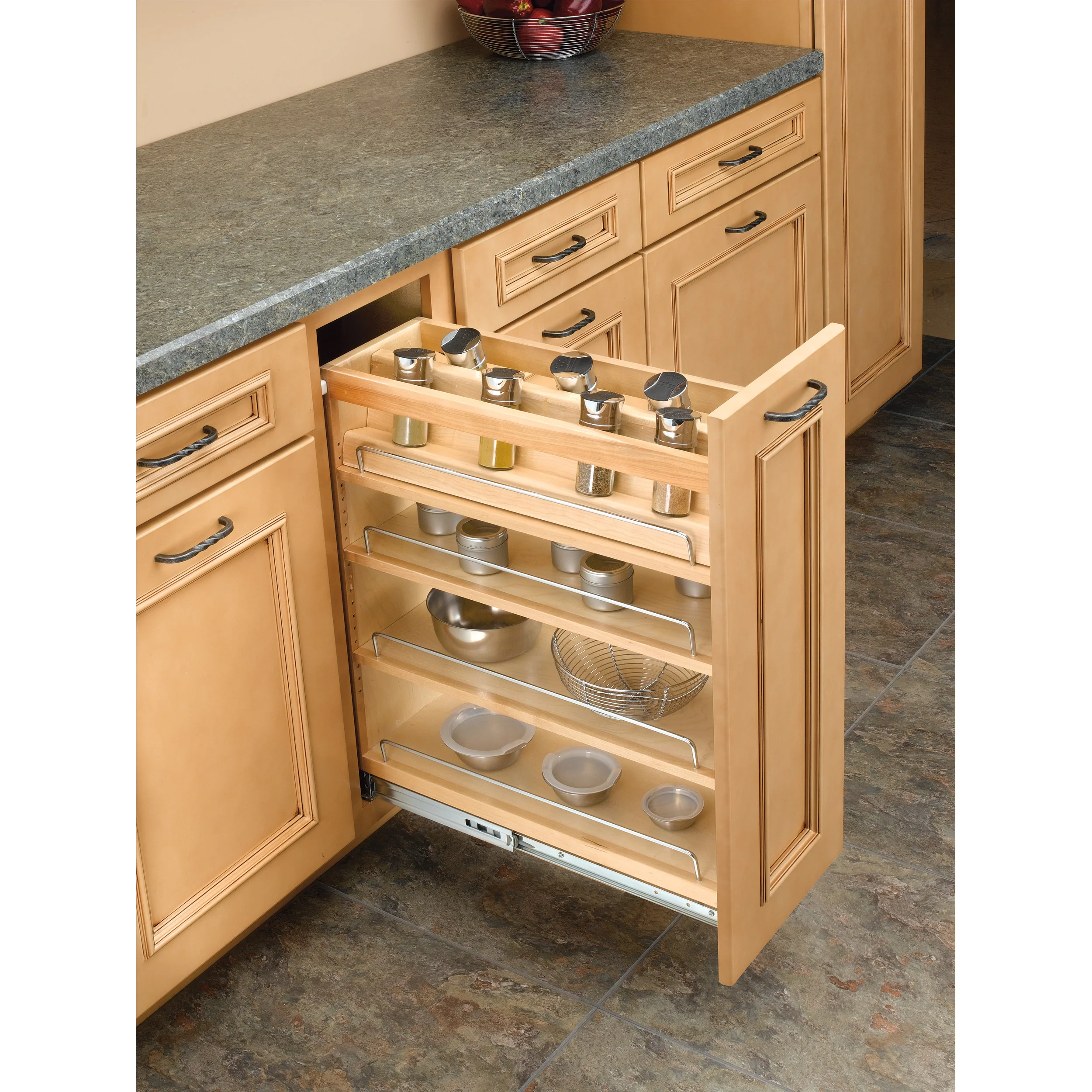 5 in Spice Rack Insert for 448-BCBBSC-5C Natural 7 in (178 mm) W x 19.44 in (494 mm) D x 4.87 in (124 mm) H - Image 5