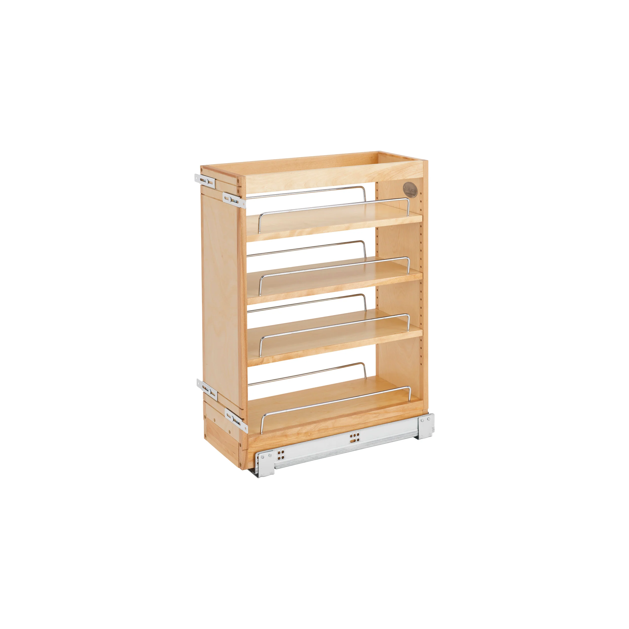 8 in Base Cabinet Organizer Natural 8 in (203 mm) W x 19 in (483 mm) D x 25.5 in (648 mm) H