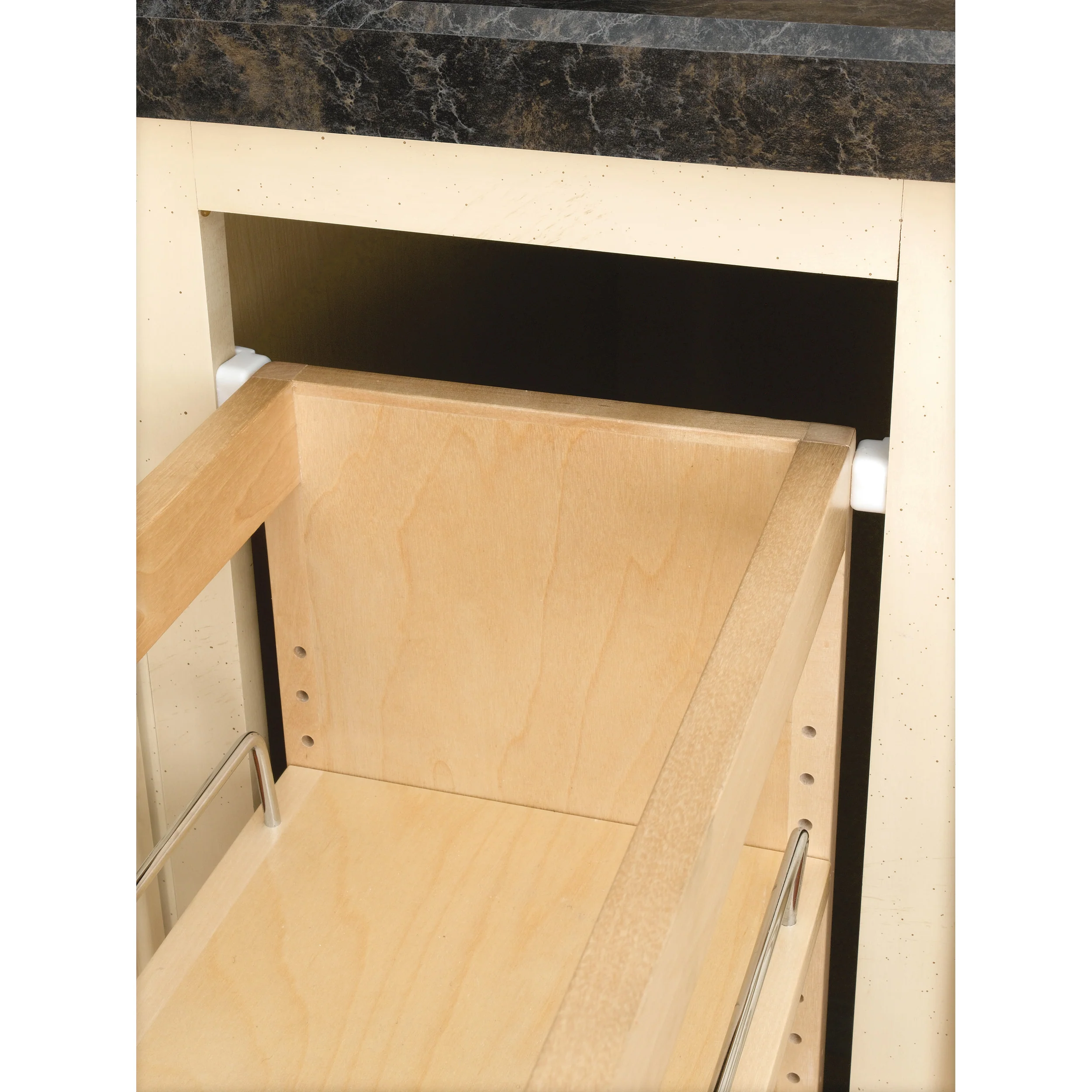 8 in Base Cabinet Organizer Natural 8 in (203 mm) W x 19 in (483 mm) D x 25.5 in (648 mm) H - Image 7