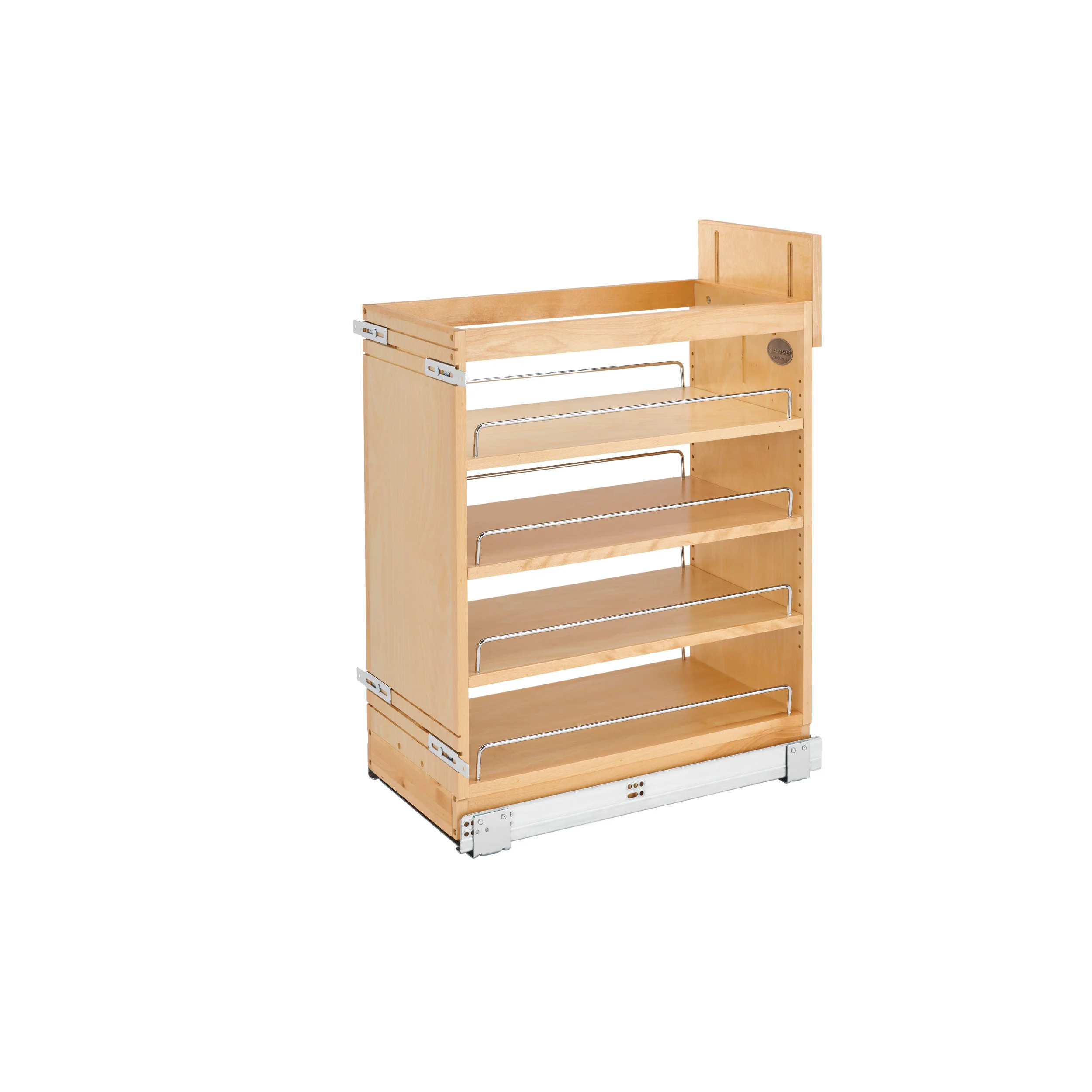 11 in Base Cabinet Organizer Soft-Close Natural 11.75 in (298 mm) W x 21.63 in (549 mm) D x 25.5 in (648 mm) H