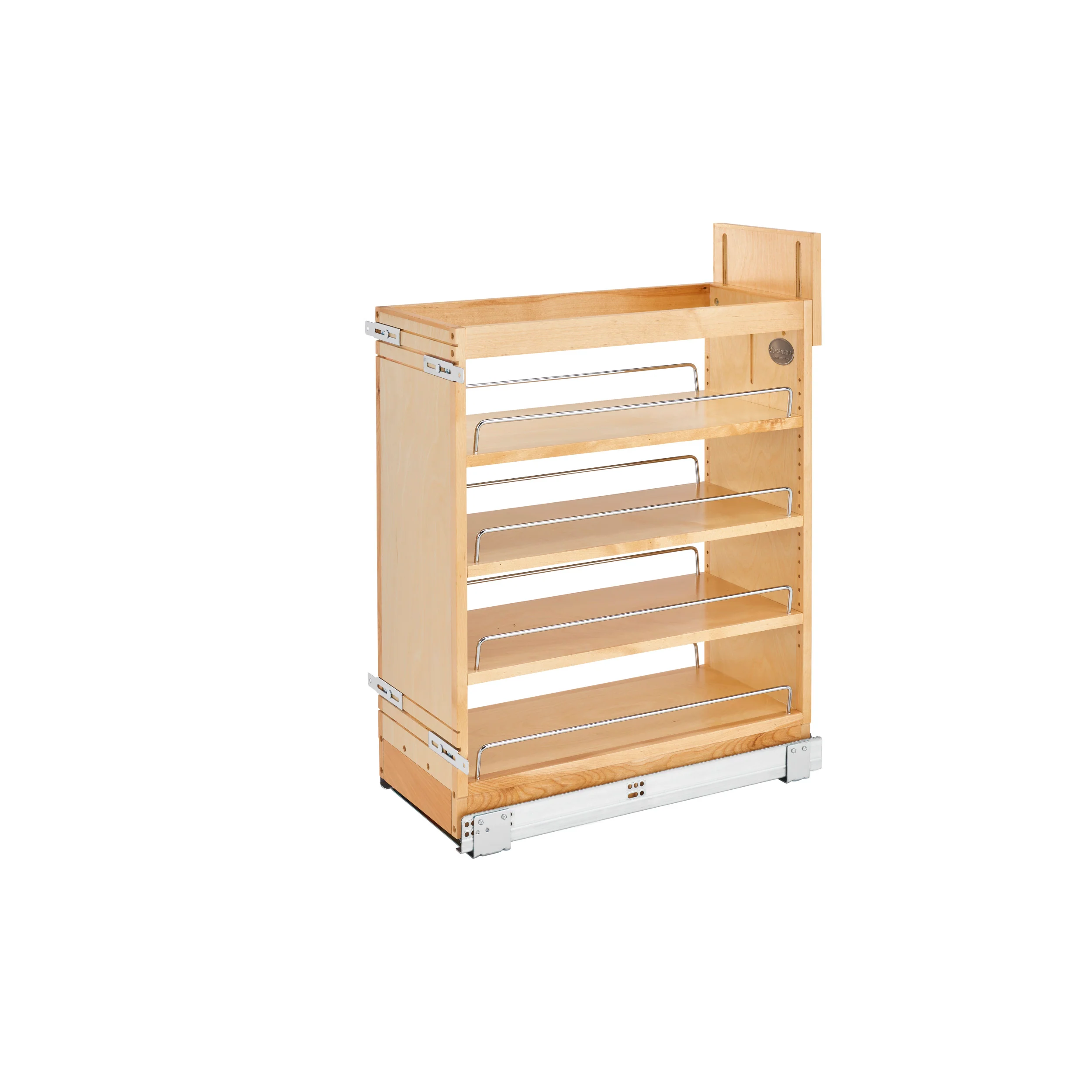9 in Base Cabinet Organizer Soft-Close Natural 10.25 in (260 mm) W x 21.63 in (549 mm) D x 25.5 in (648 mm) H - Image 3