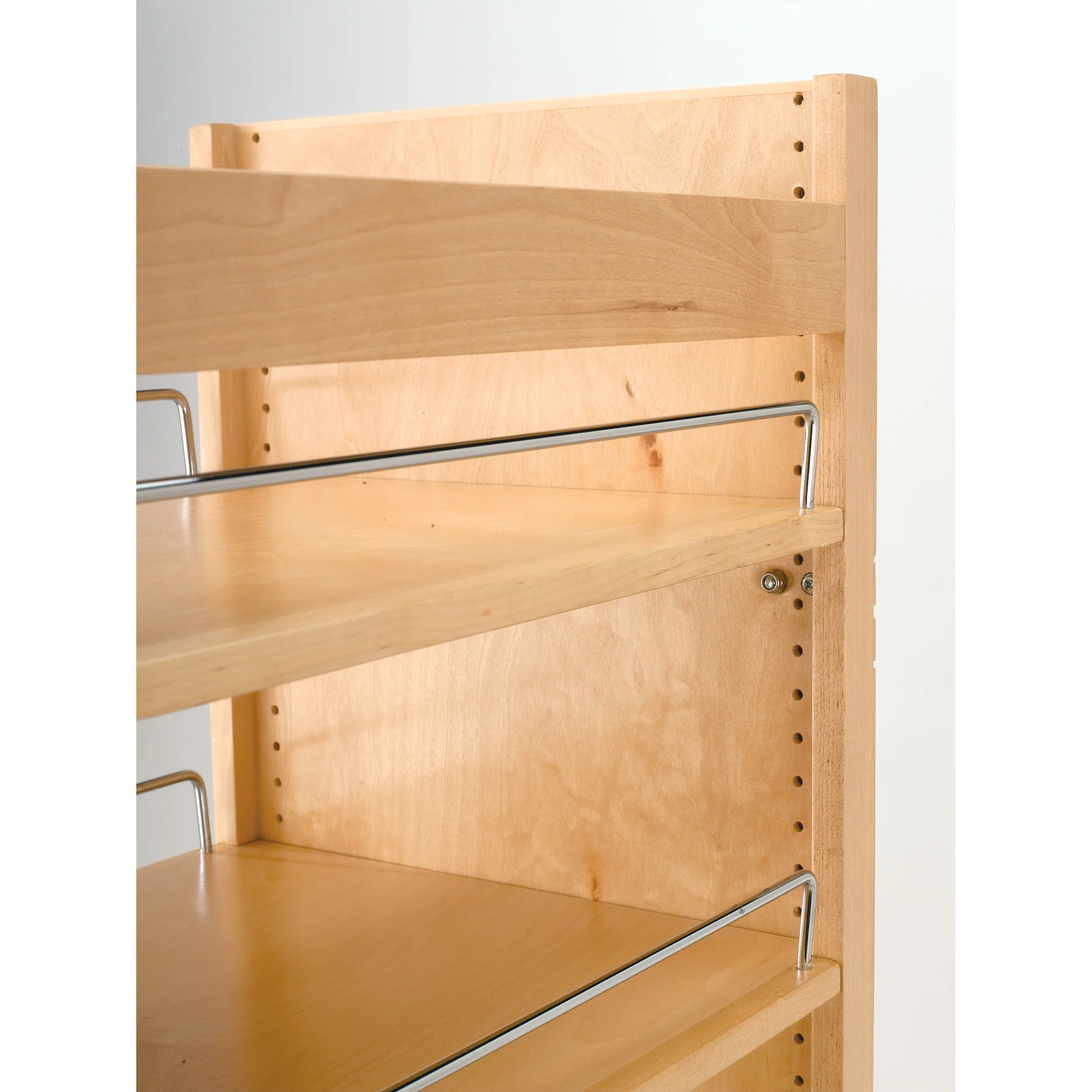 11 in W x 58 in H Wood Pantry Pullout Soft Close Natural 11 in (279 mm) W x 22 in (559 mm) D x 58.25 in (1480 mm) H - Image 6