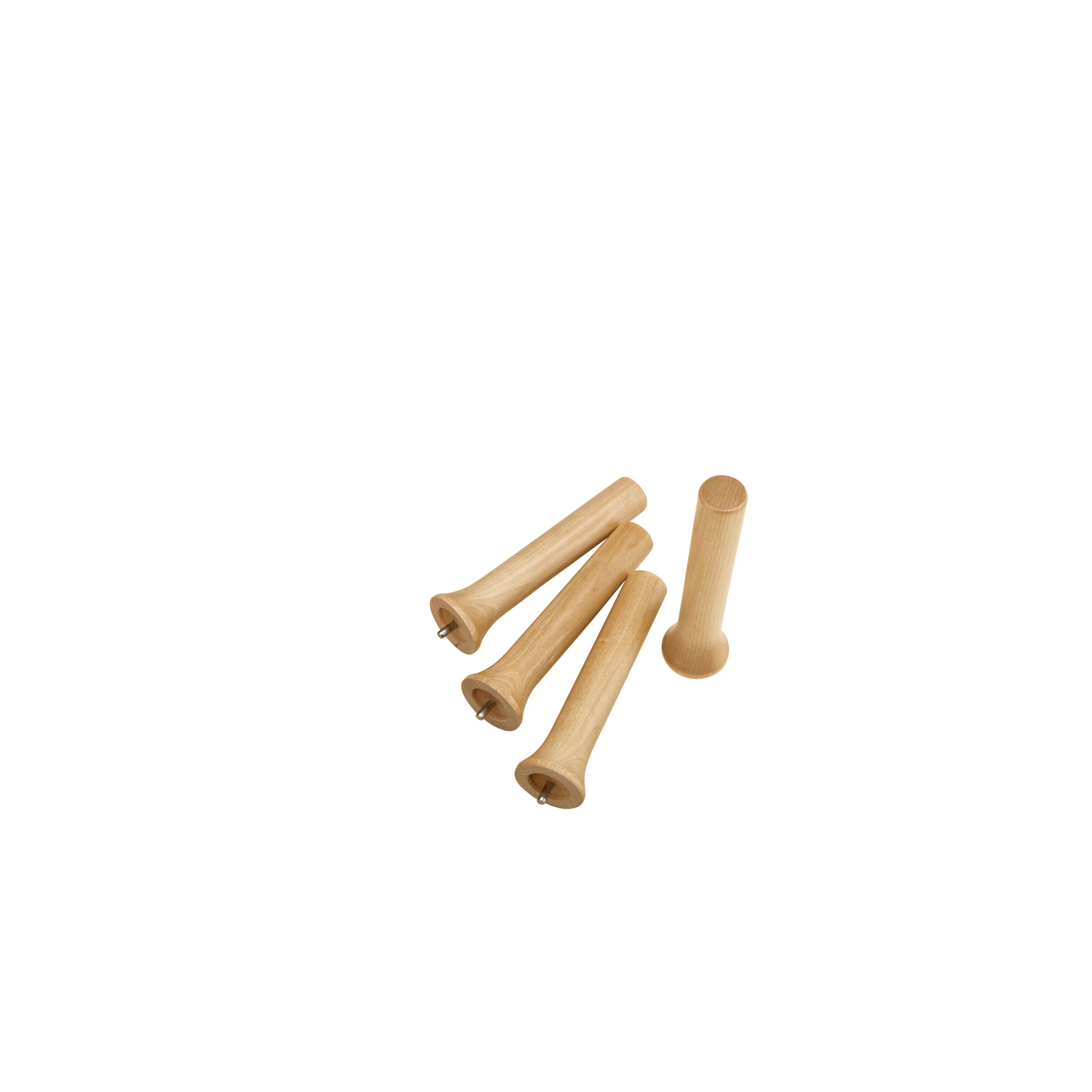 Extra Wood Pegs for 4DPS System Natural 1.63 in (41 mm) W x 1.63 in (41 mm) D x 6.5 in (165 mm) H - Image 2