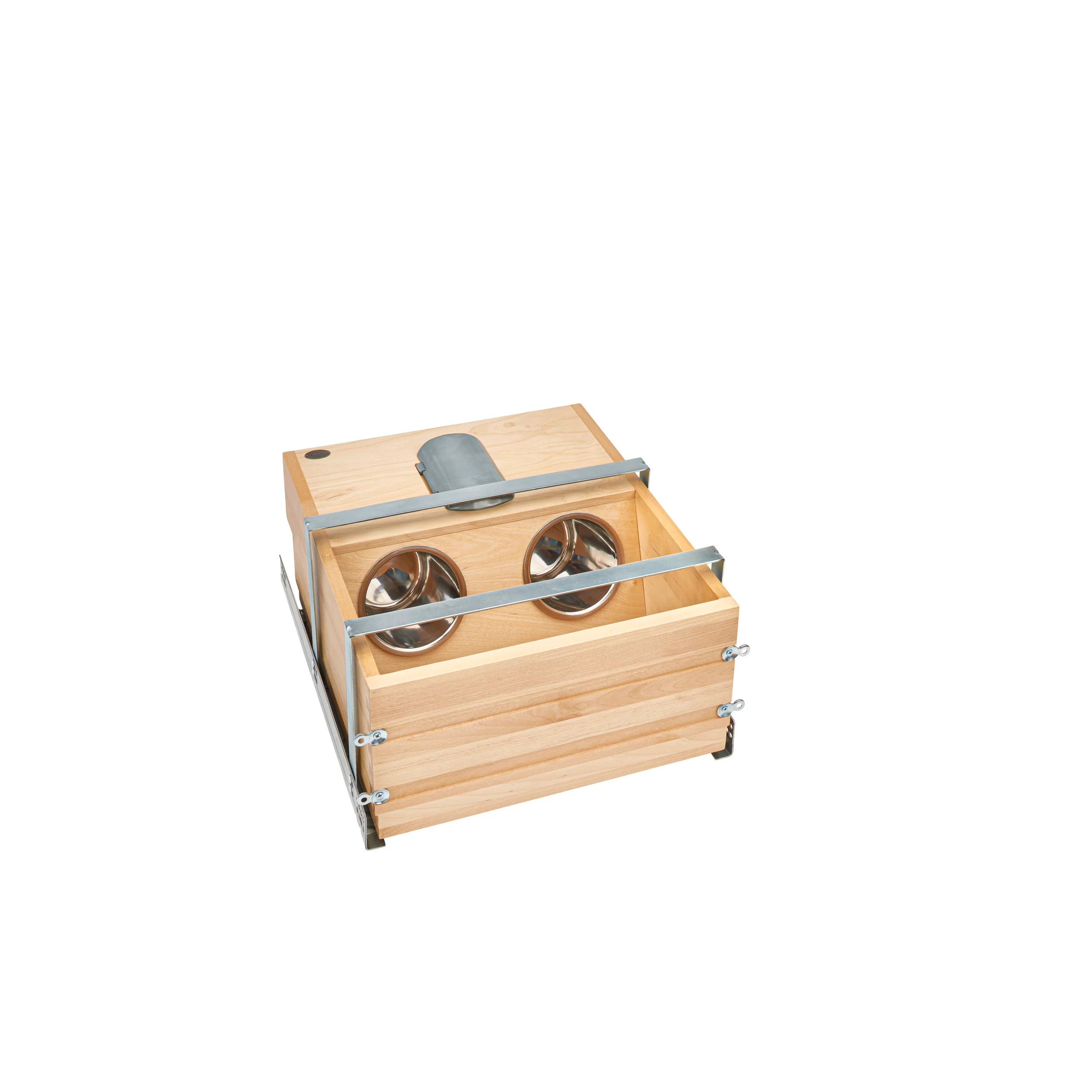 15 in Vanity Outlet Drawer Natural for 18" 16.5 in (419 mm) W x 20.11 in (511 mm) D x 8.93 in (227 mm) H - Image 4
