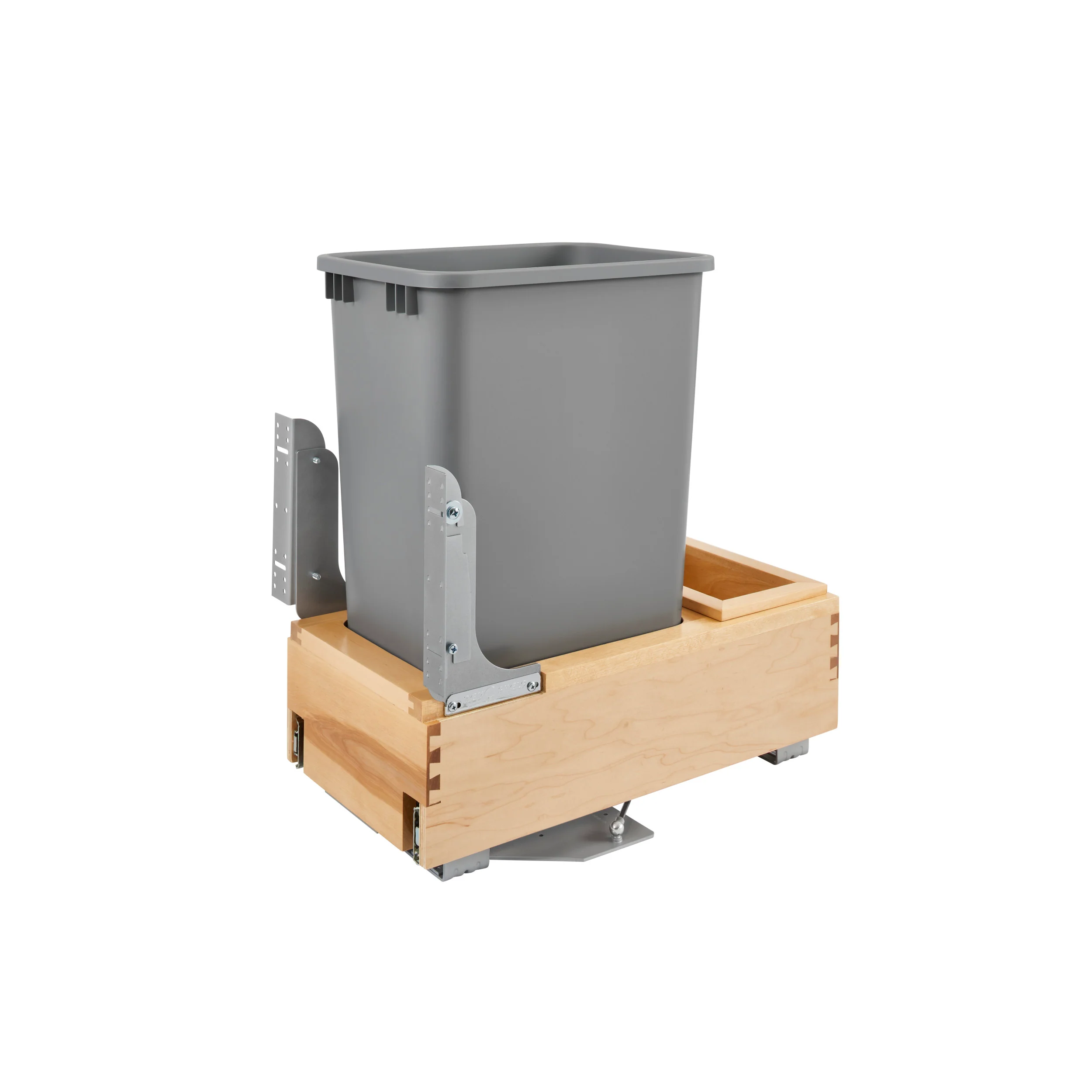 50 Qrt Pull-Out Waste Container Natural 12 in (305 mm) W x 21.75 in (552 mm) D x 23.19 in (589 mm) H - Image 2