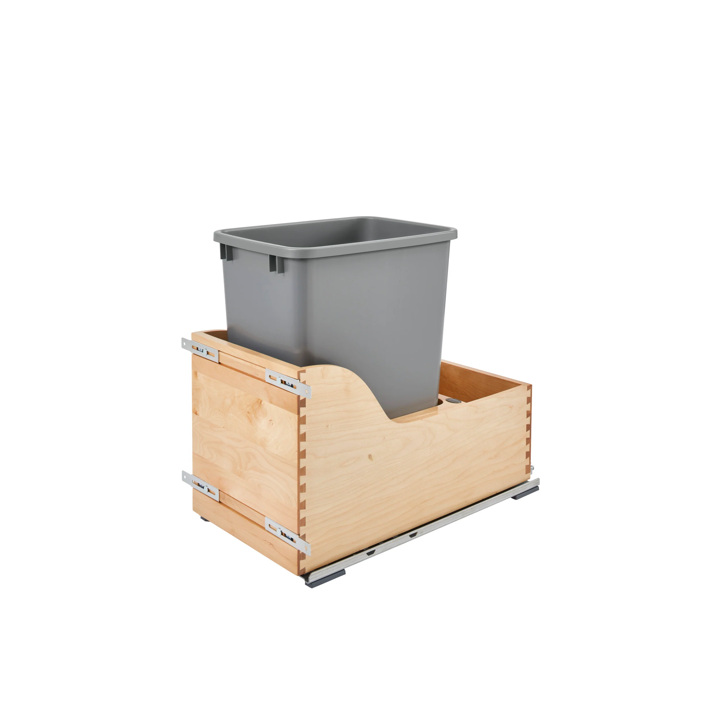 35 Qrt Pull-Out Waste Container Natural 12 in (305 mm) W x 21.67 in (550 mm) D x 19.5 in (495 mm) H - Image 6