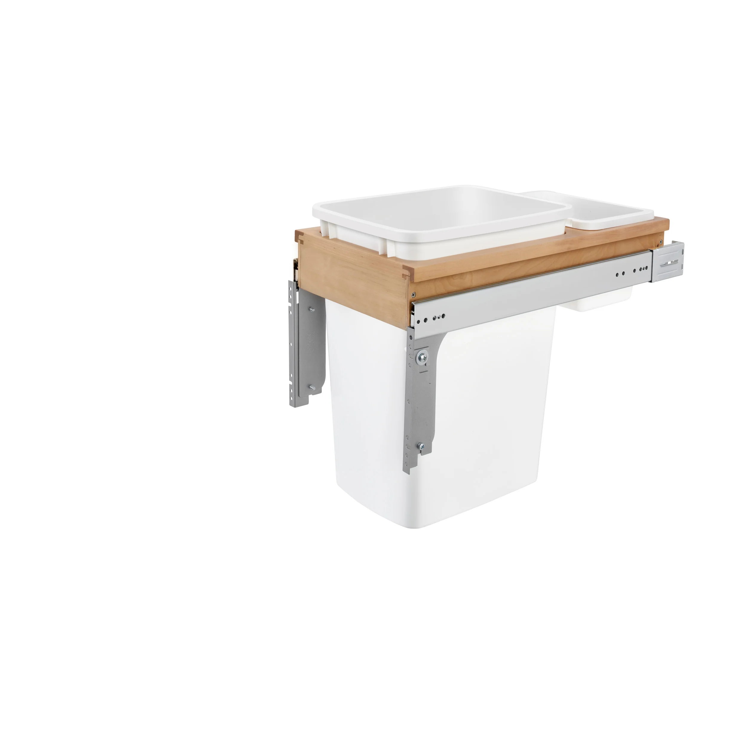 35 Qrt Top mount Waste Container (1-3/4" faceframe) Natural 11.5 in (292 mm) W x 22.25 in (565 mm) D x 17.88 in (454 mm) H - Image 7