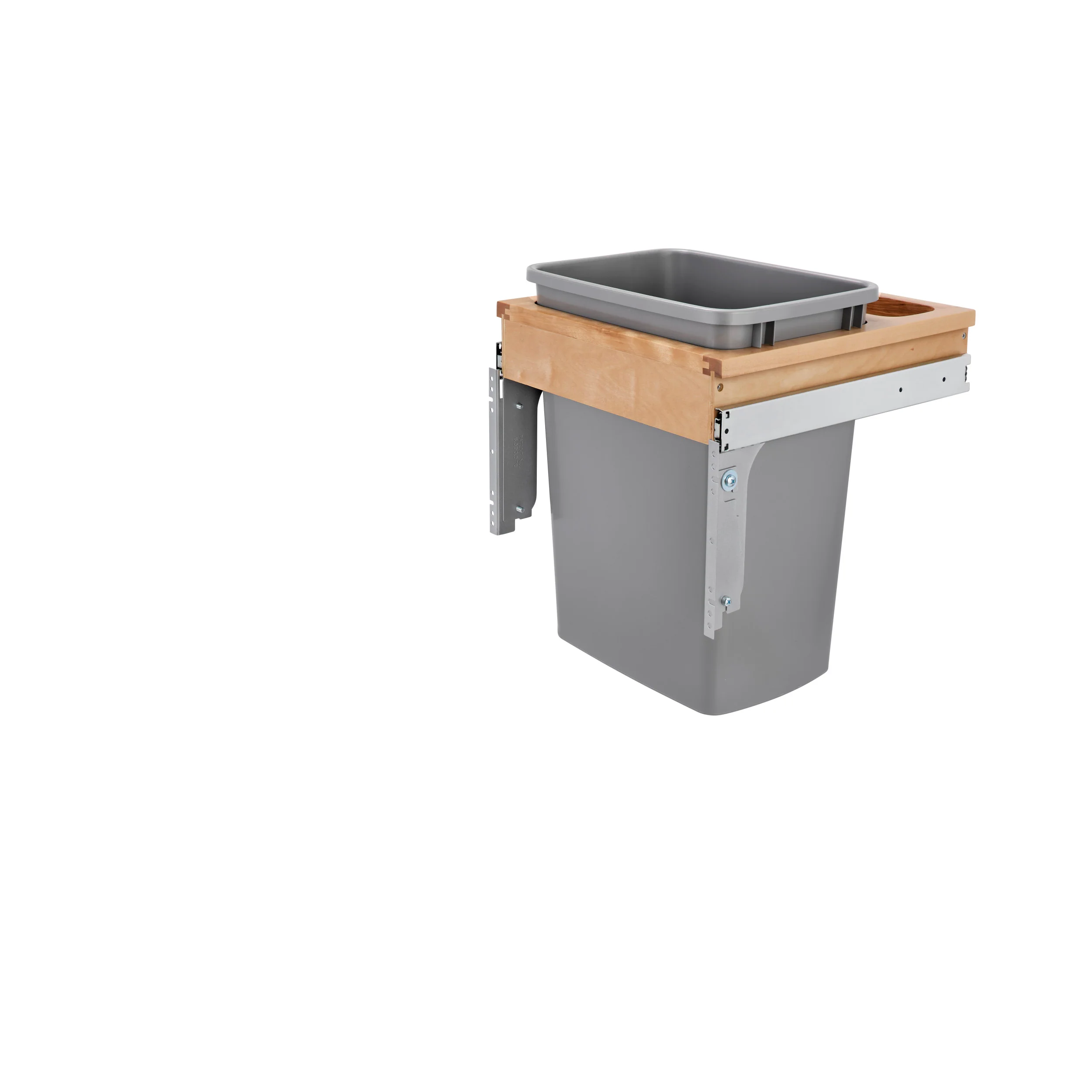 35 Qrt Top mount Waste Container (1-1/2" faceframe) Natural 15 in (381 mm) W x 16.25 in (413 mm) D x 18 in (457 mm) H - Image 3