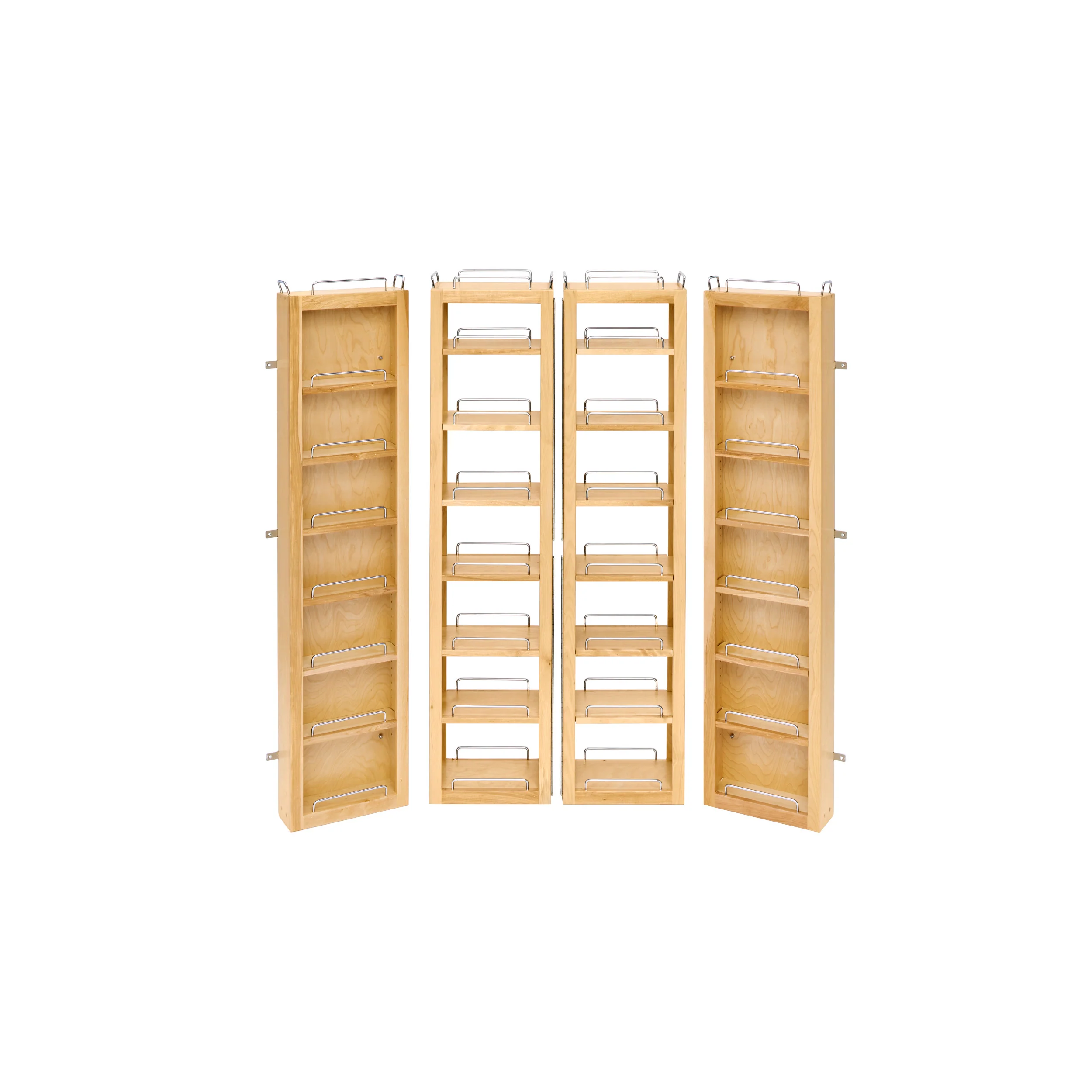 51 in Swing Out Pantry Kit Natural 12 in (305 mm) W x 7.5 in (191 mm) D x 51 in (1295 mm) H