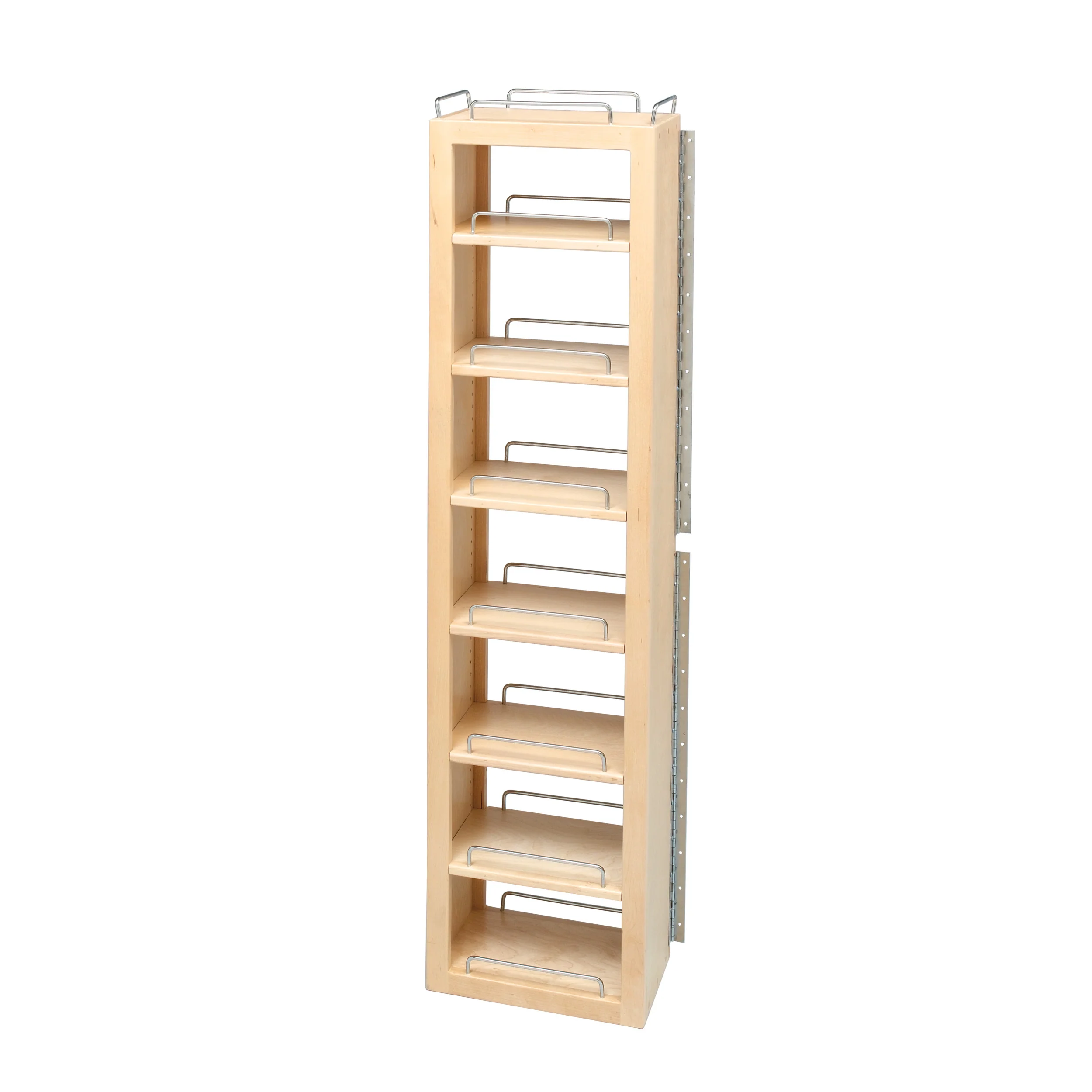 51 in Internal Swing Out Pantry Only Natural 12 in (305 mm) W x 7.5 in (191 mm) D x 51.25 in (1302 mm) H