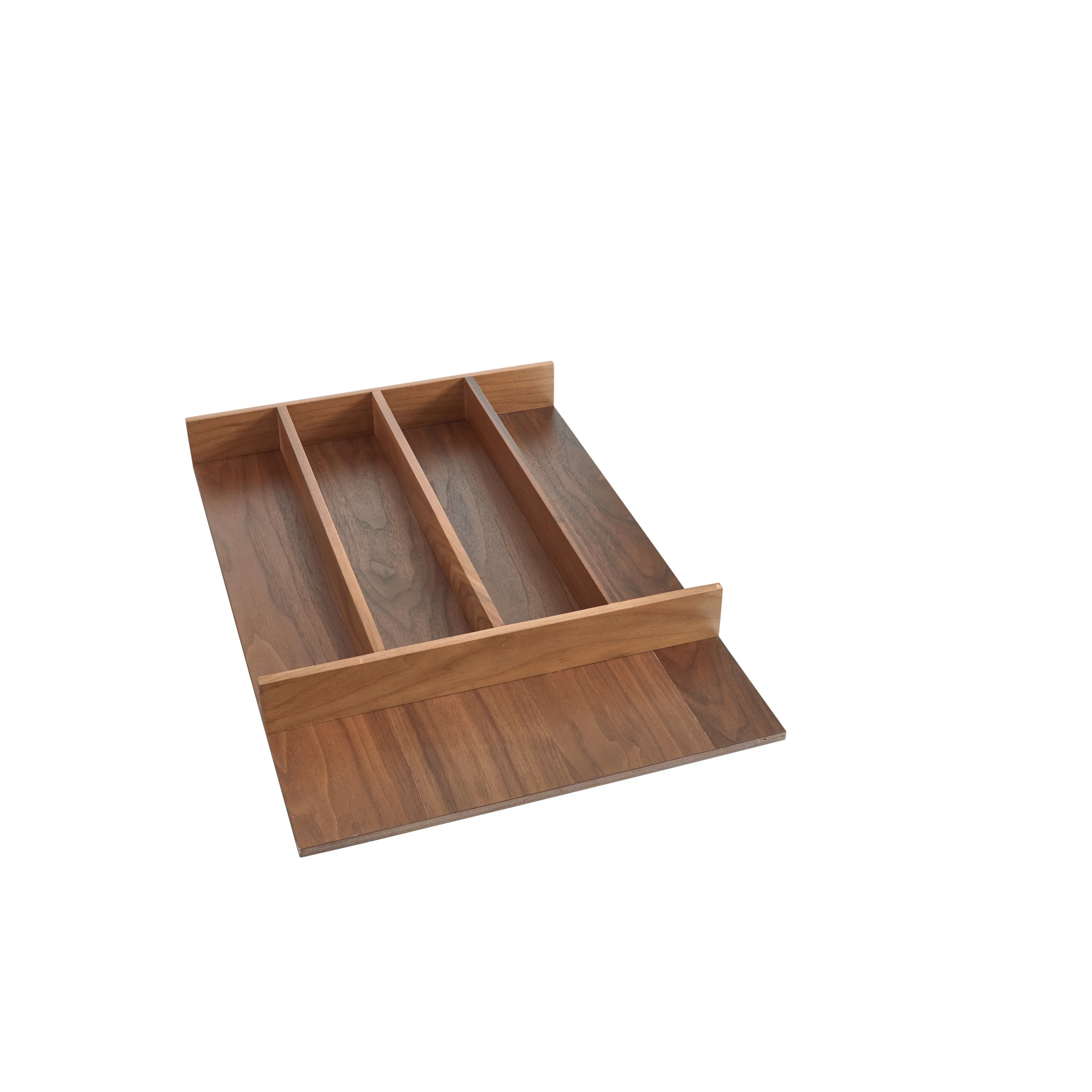 18.5 in Short Walnut Utility Tray Insert Walnut 18.5 in (470 mm) W x 22 in (559 mm) D x 2.38 in (60 mm) H - Image 3