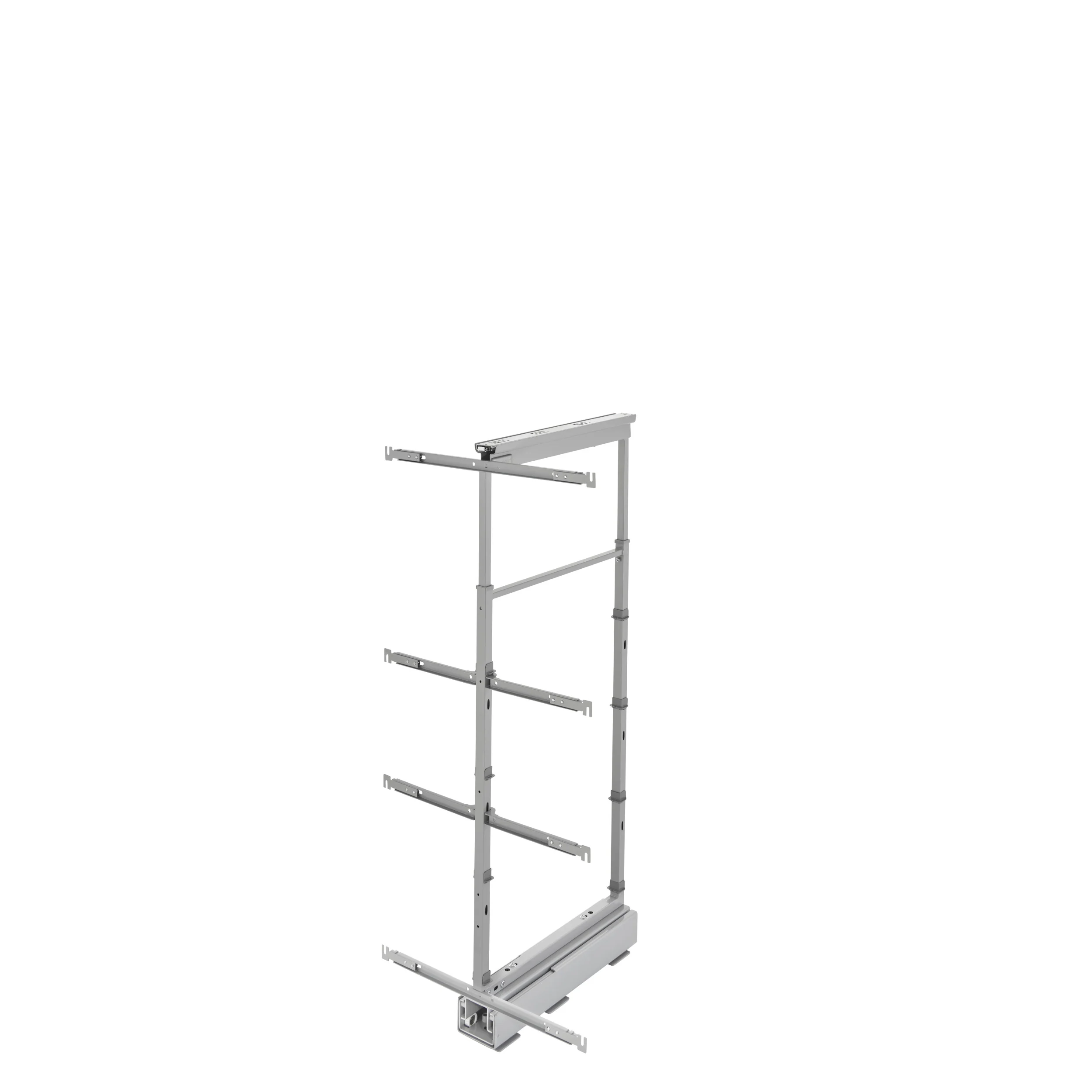 8 in Chrome Solid Bottom Pantry Pullout Soft Close Natural 8.25 in (210 mm) W x 21.69 in (551 mm) D x 43.41 in (1103 mm) H - Image 6