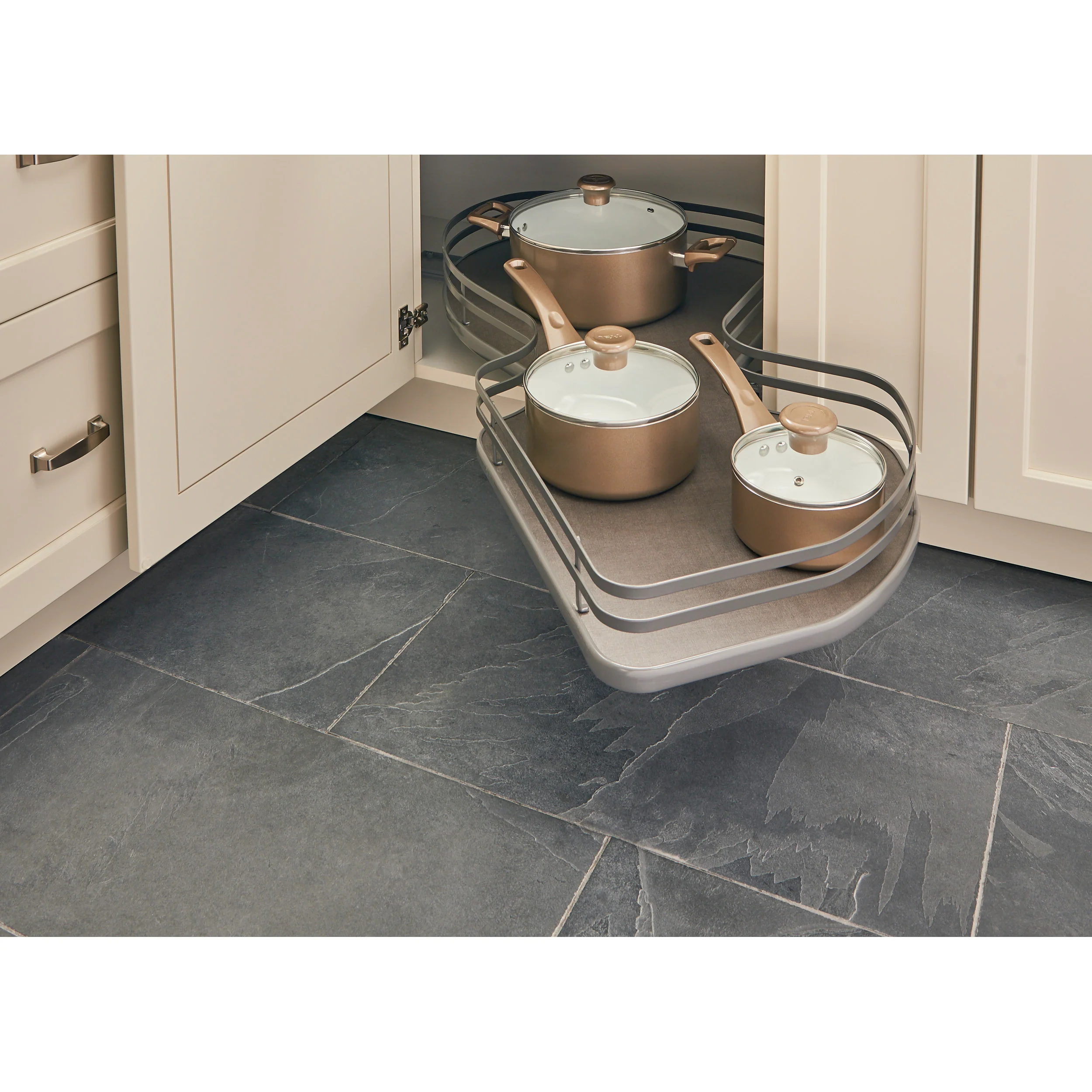 18 in Single-Tier Organizer for a Blind Right Gray  37.6 in (955 mm) W x 21.55 in (547 mm) D x 6.5 in (165 mm) H - Image 3