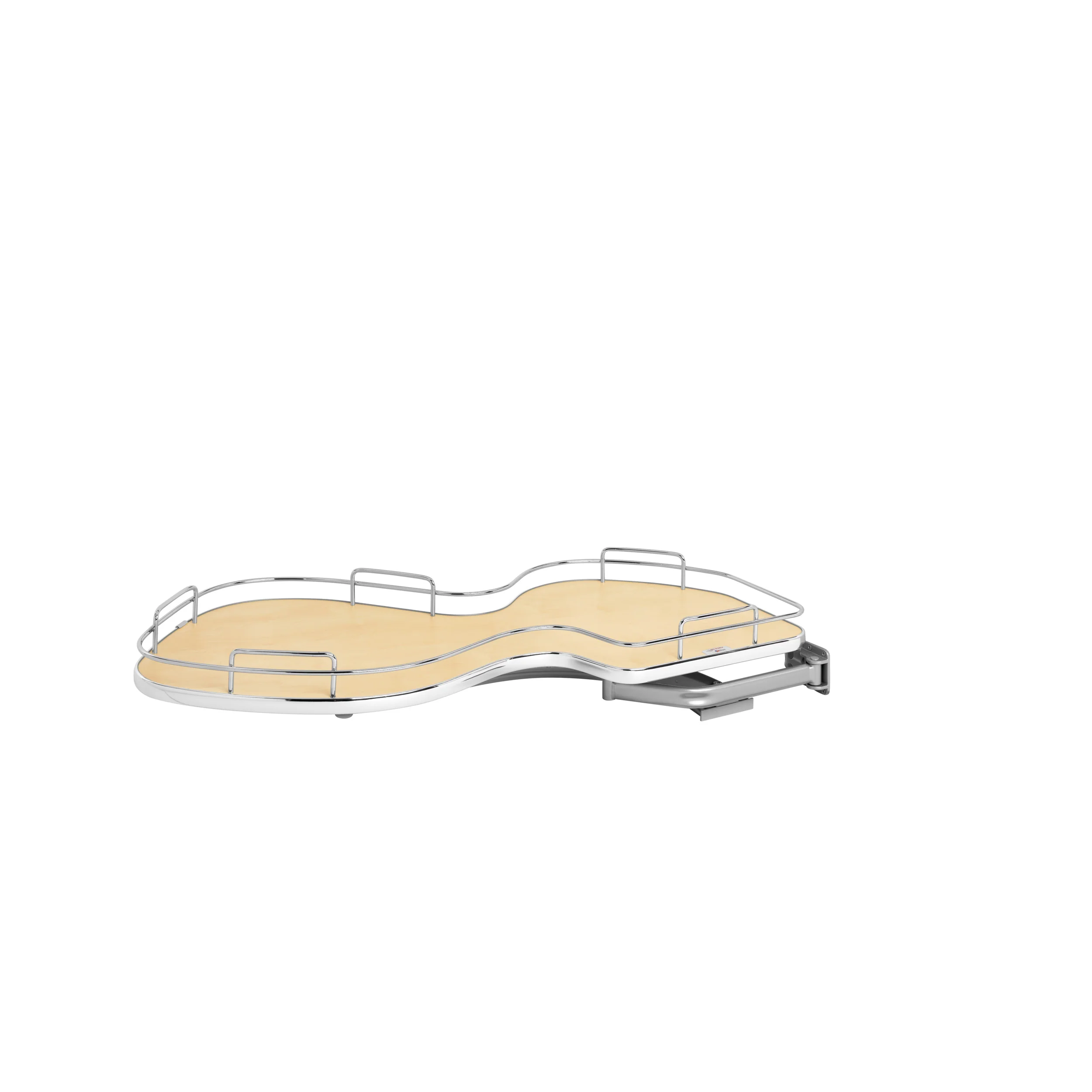 18 in Single-Tier Organizer for a Blind Left Natural 37.63 in (956 mm) W x 21.56 in (548 mm) D x 6.5 in (165 mm) H