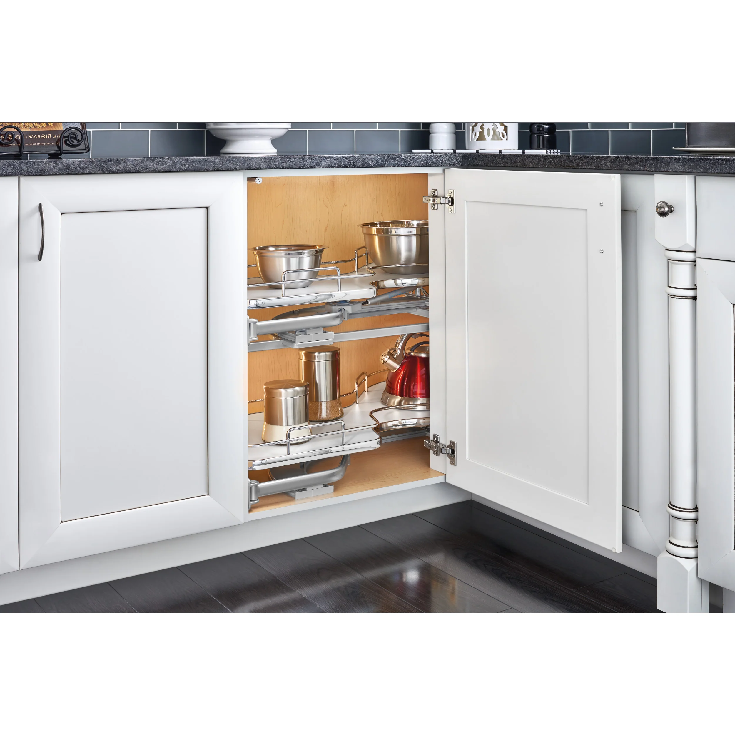 18 in Two-Tier Organizer for a Blind Right Gray 37.63 in (956 mm) W x 21.56 in (548 mm) D x 24.44 in (621 mm) H - Image 9