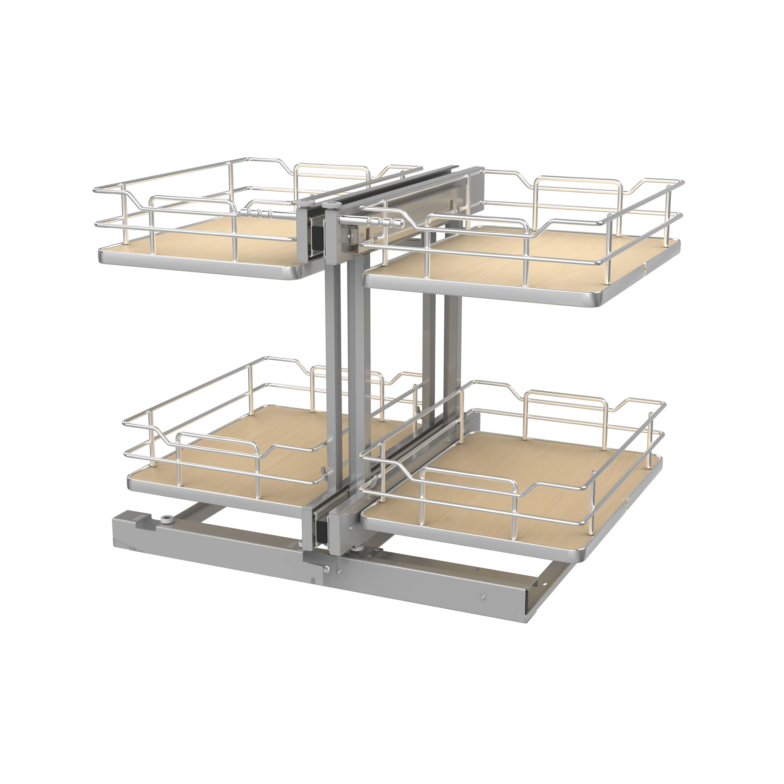 15 in Maple Blind Corner Organizer Soft-Close Natural 26.25 in (667 mm) W x 20.25 in (514 mm) D x 21 in (533 mm) H - Image 5